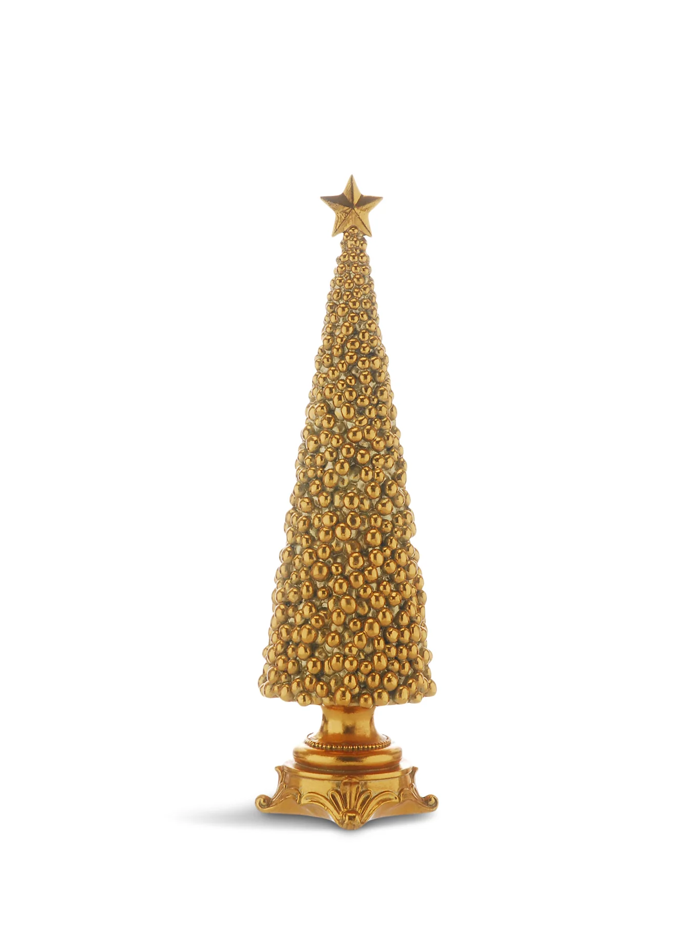Gold Berry Design Tree Standing Decoration 42cm