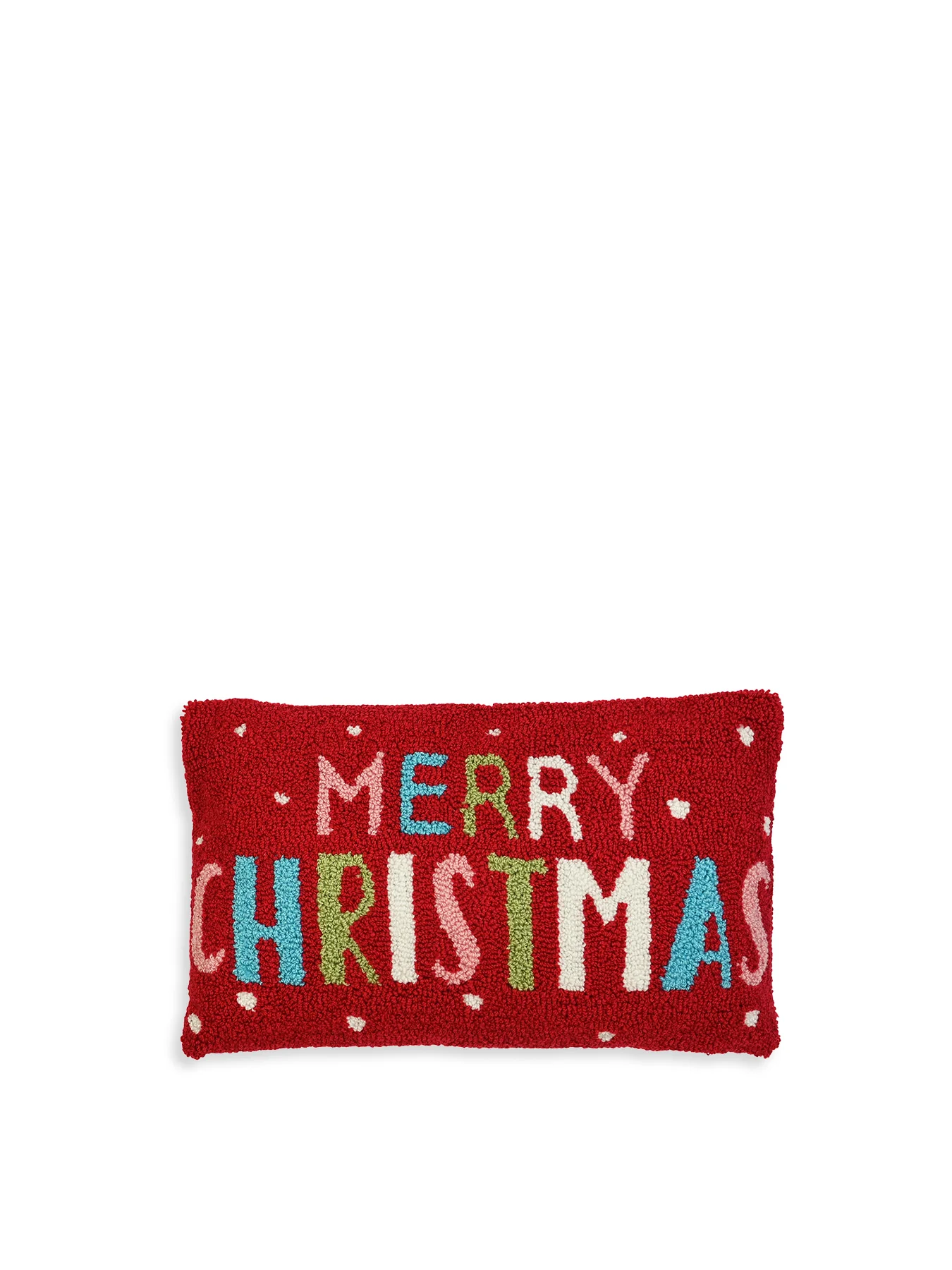 Merry Christmas Hook Cushion 30x50cm