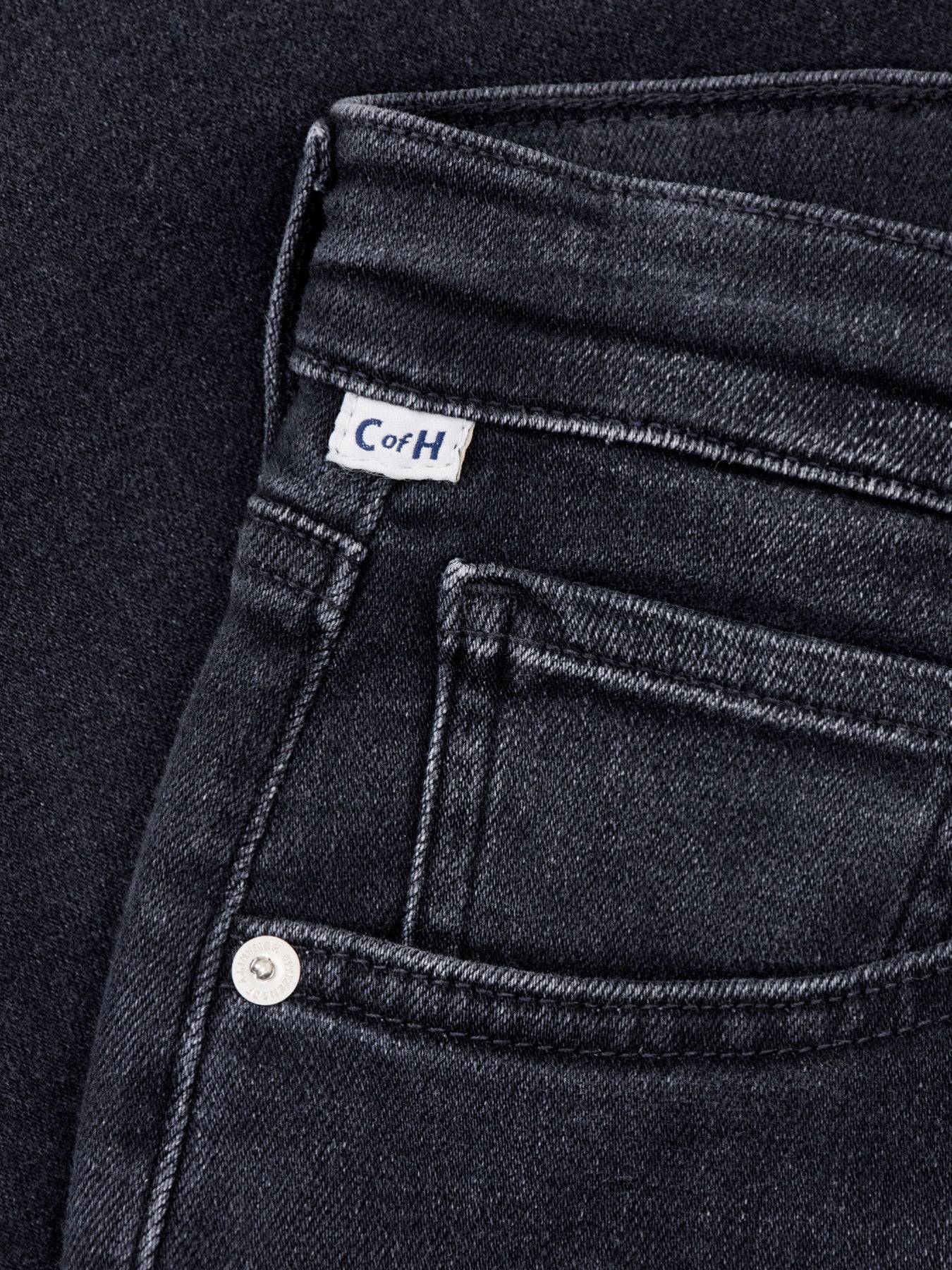 Lyra Wide Leg Crop Jeans Black - Image 3
