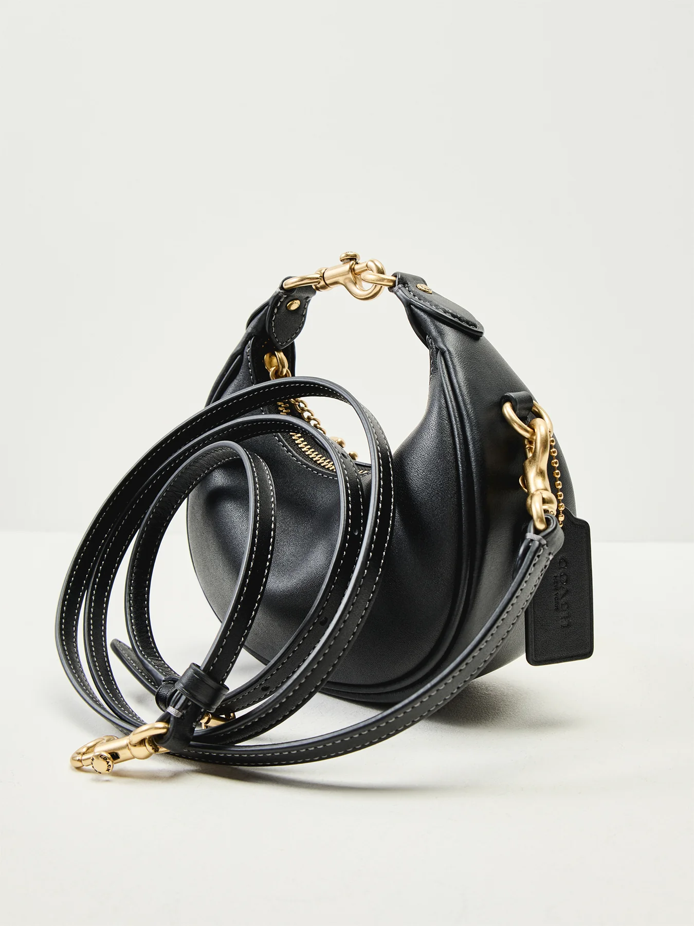 Jonie Leather Bag Black - Image 5