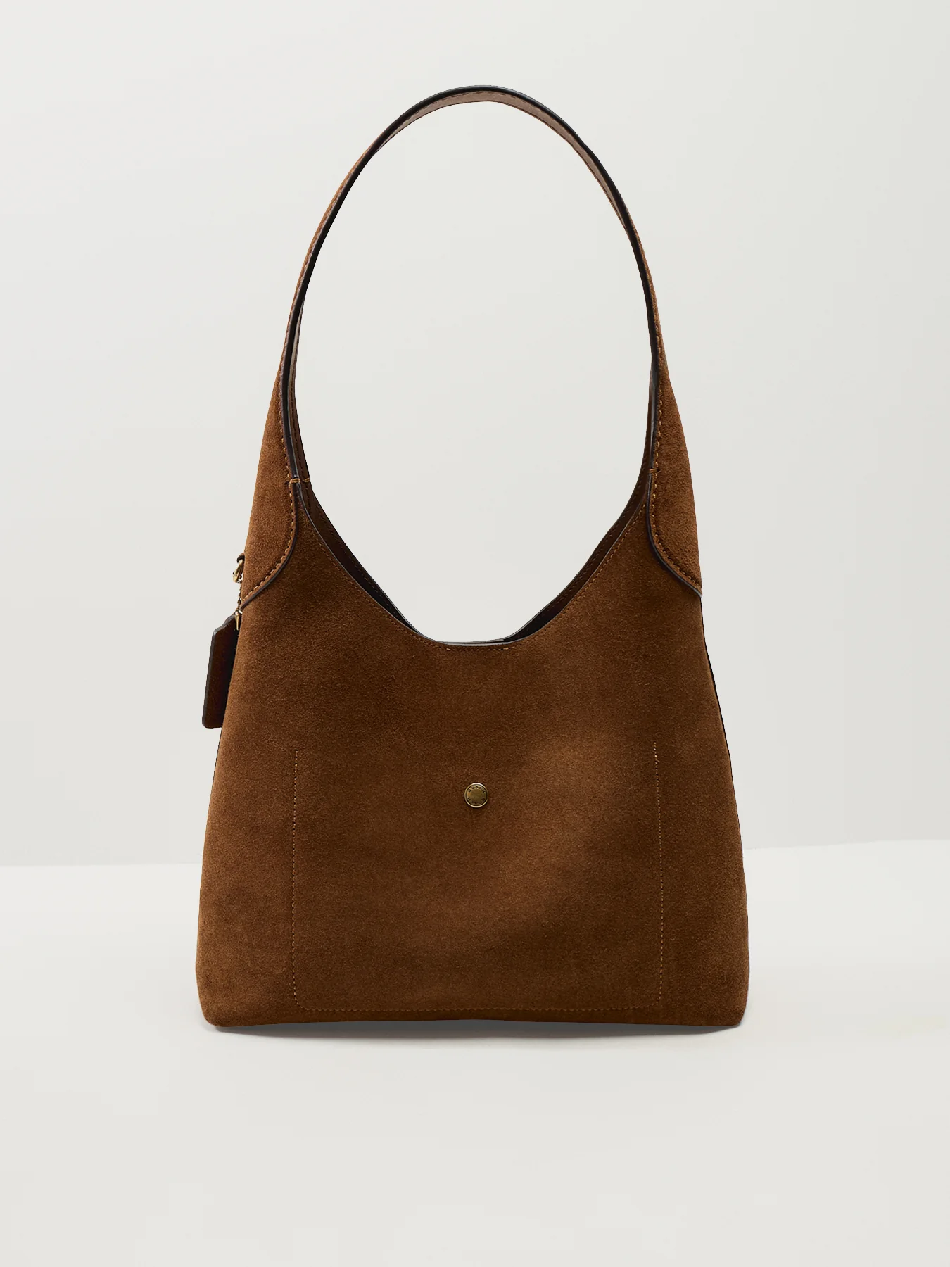 Suede Brooklyn Bag Warm Brown - Image 3