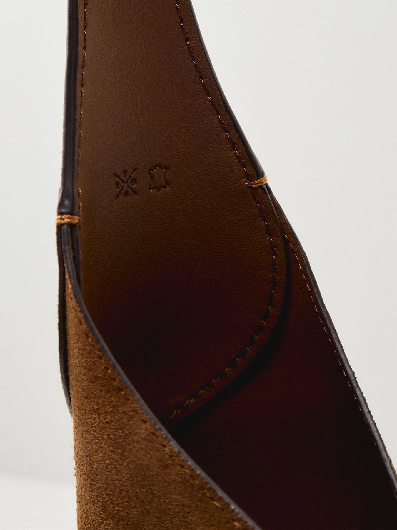 Suede Brooklyn Bag Warm Brown - Image 5