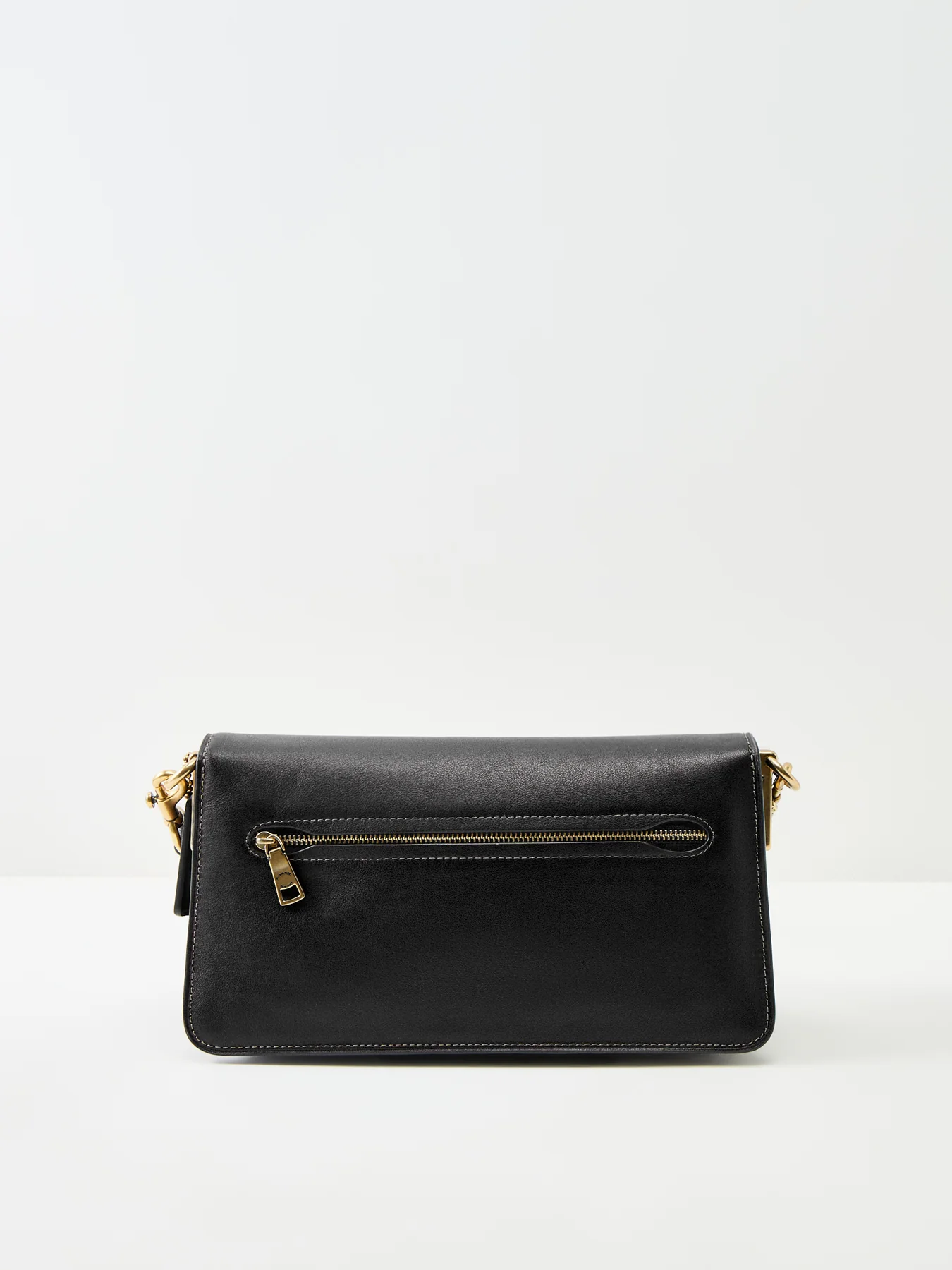 Tabby Soft Grain Leather Shoulder Bag 26 Black - Image 3