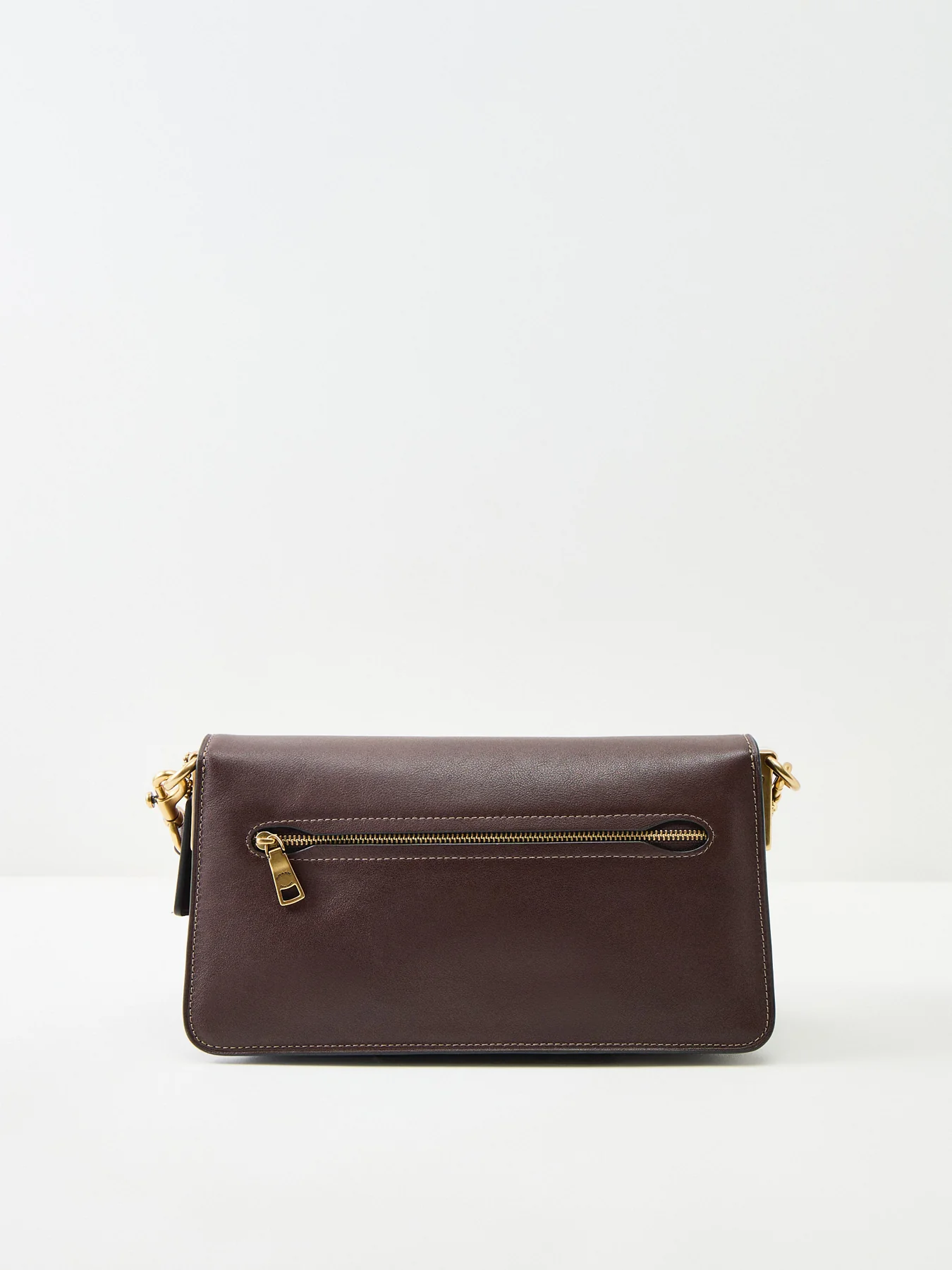 Tabby Soft Grain Leather Shoulder Bag 26 Brown - Image 3