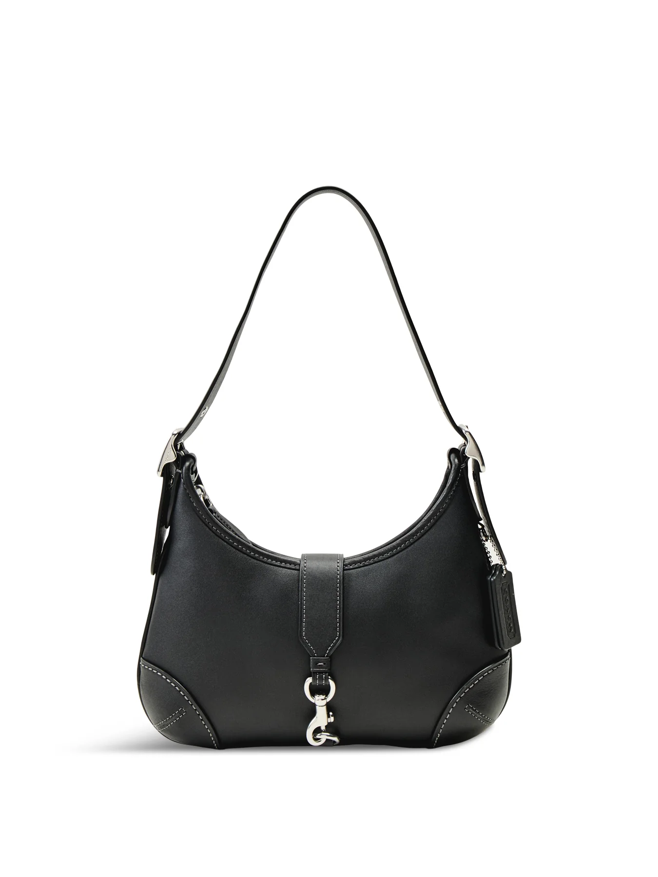The Coach Originals Hamptons Leather Hobo Black