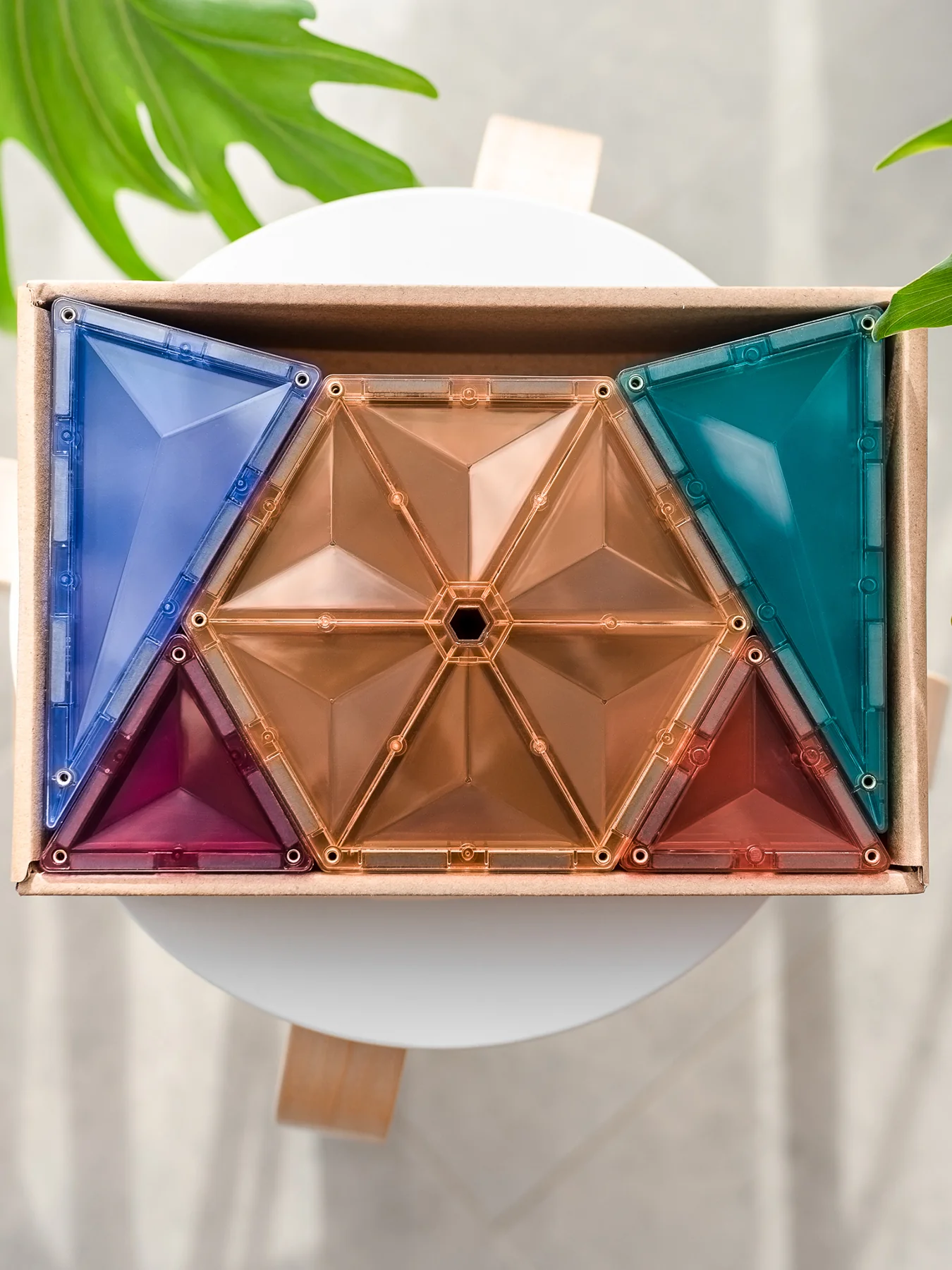 Pastel Geometry Magnetic Tile Set - Image 2