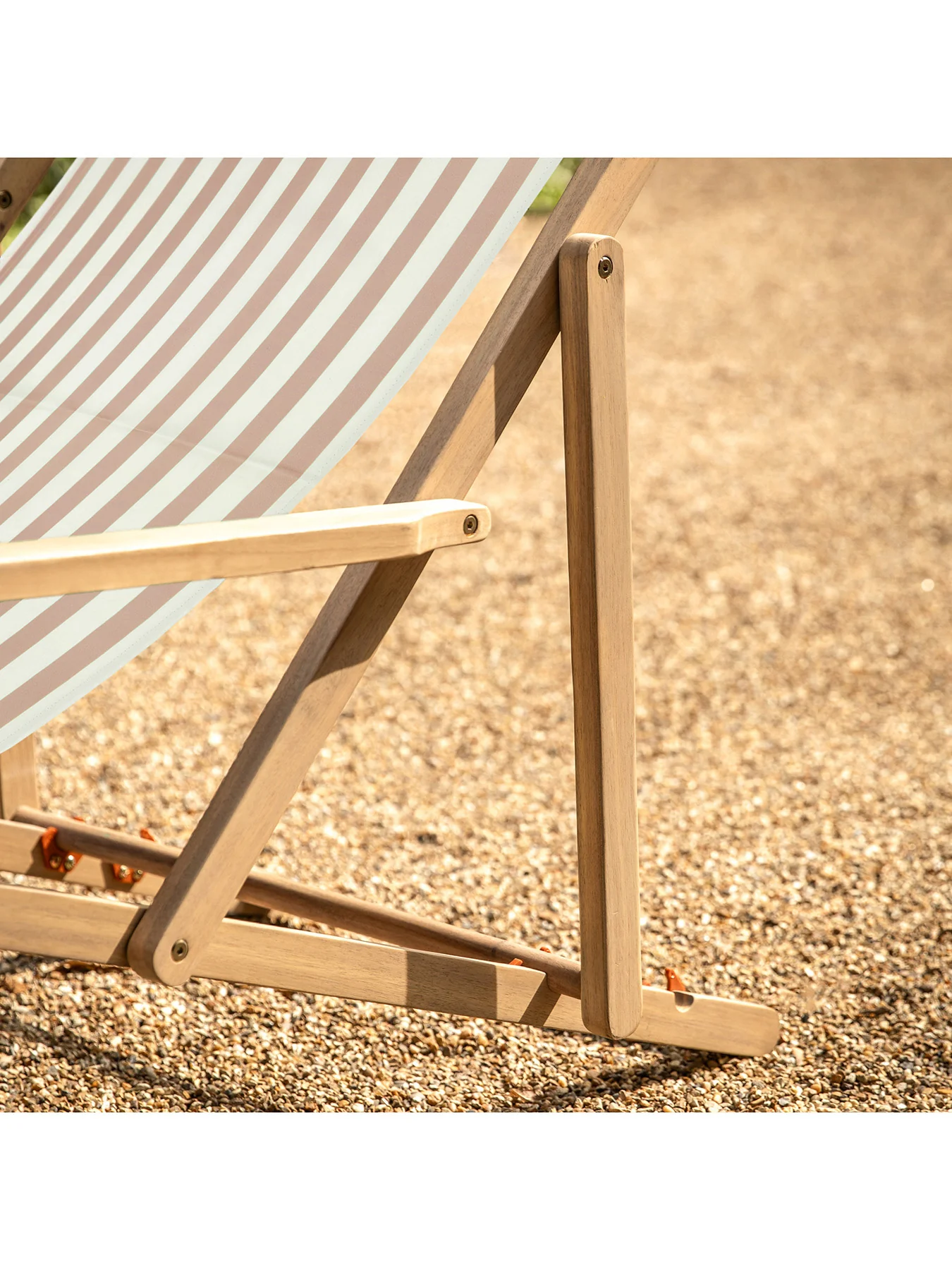 Creta Deck Chair Clay Stripe - Image 4