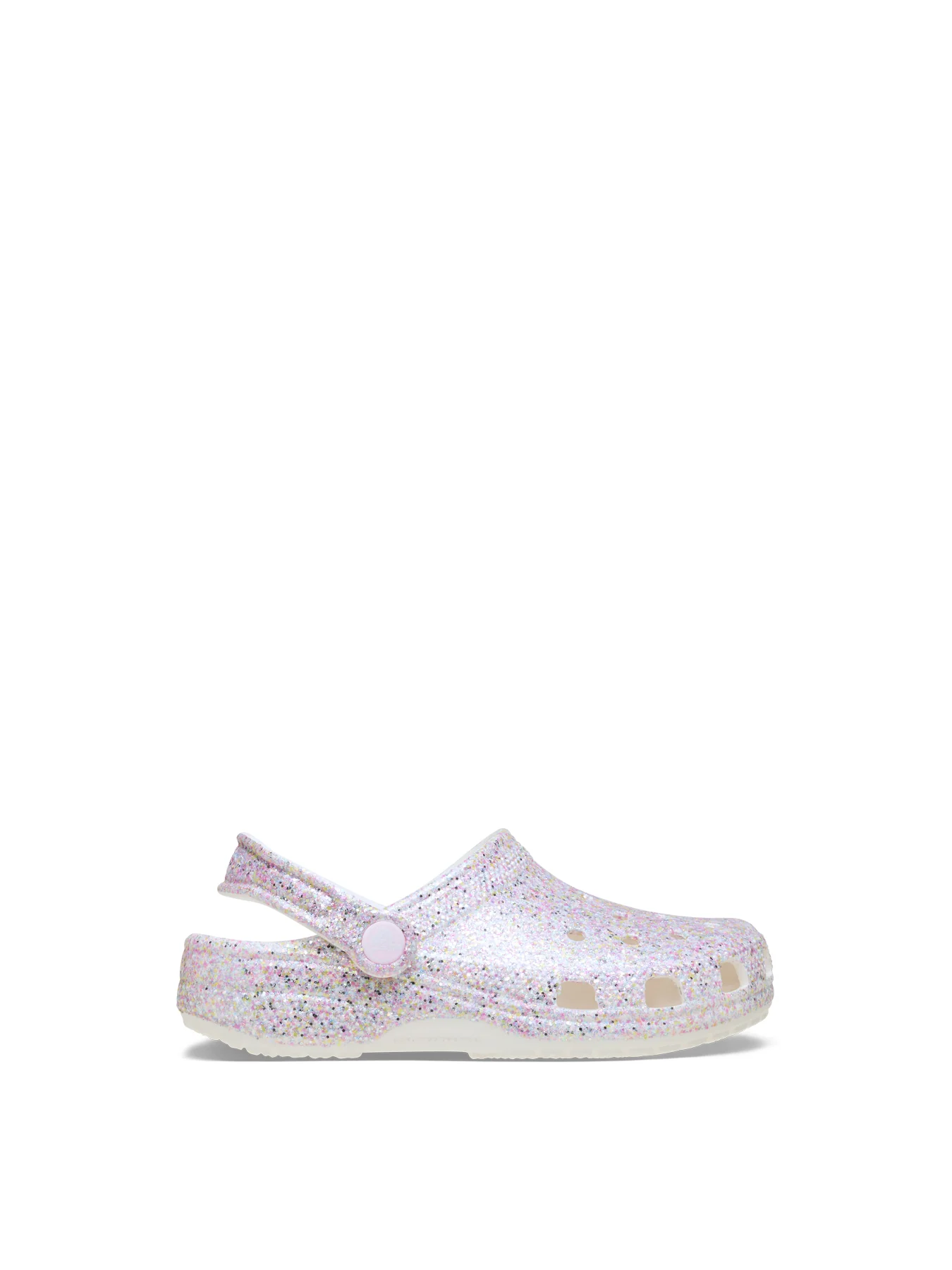Kids' Fantasy Glitter Clogs White