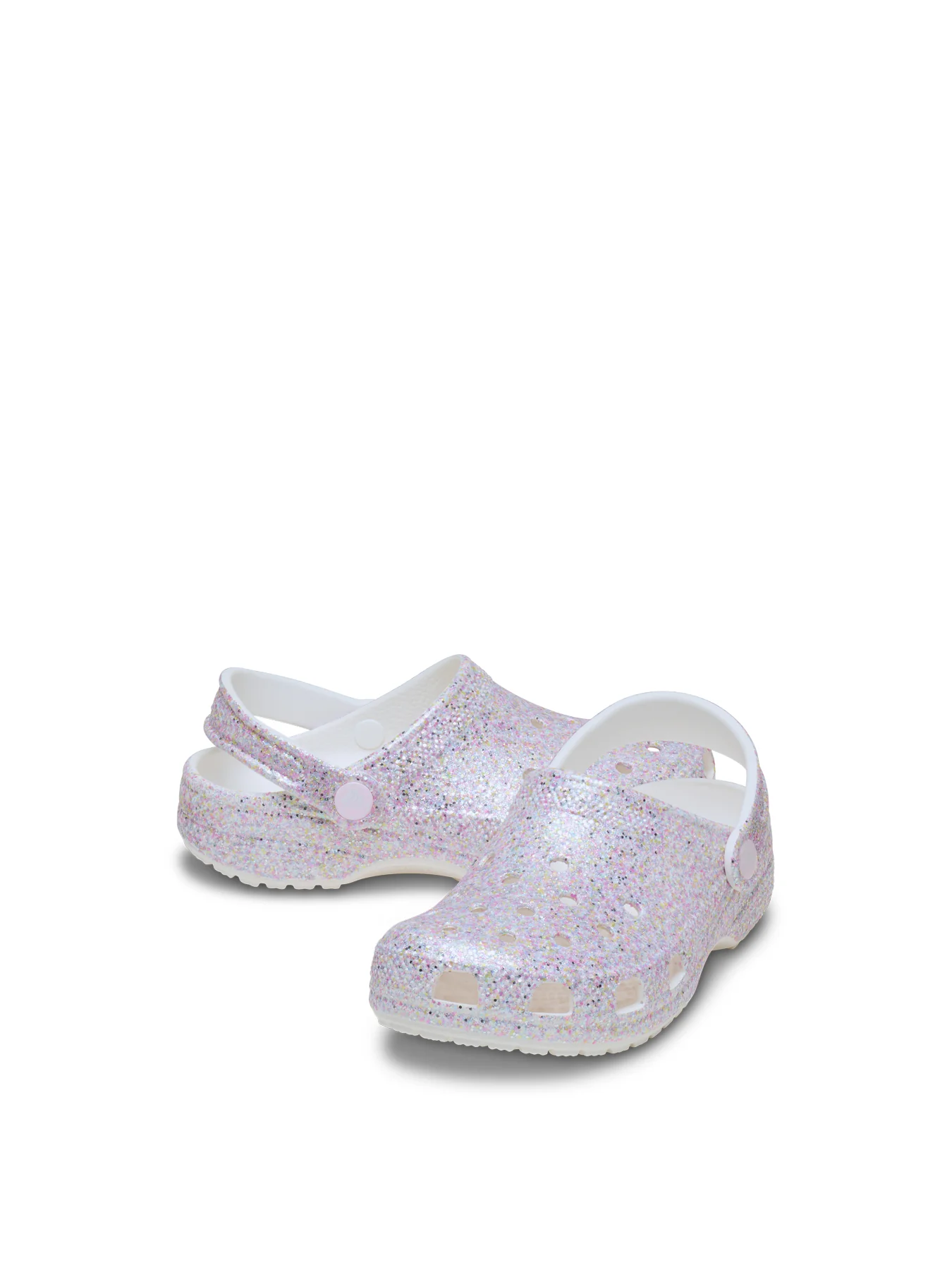 Kids' Fantasy Glitter Clogs White - Image 2