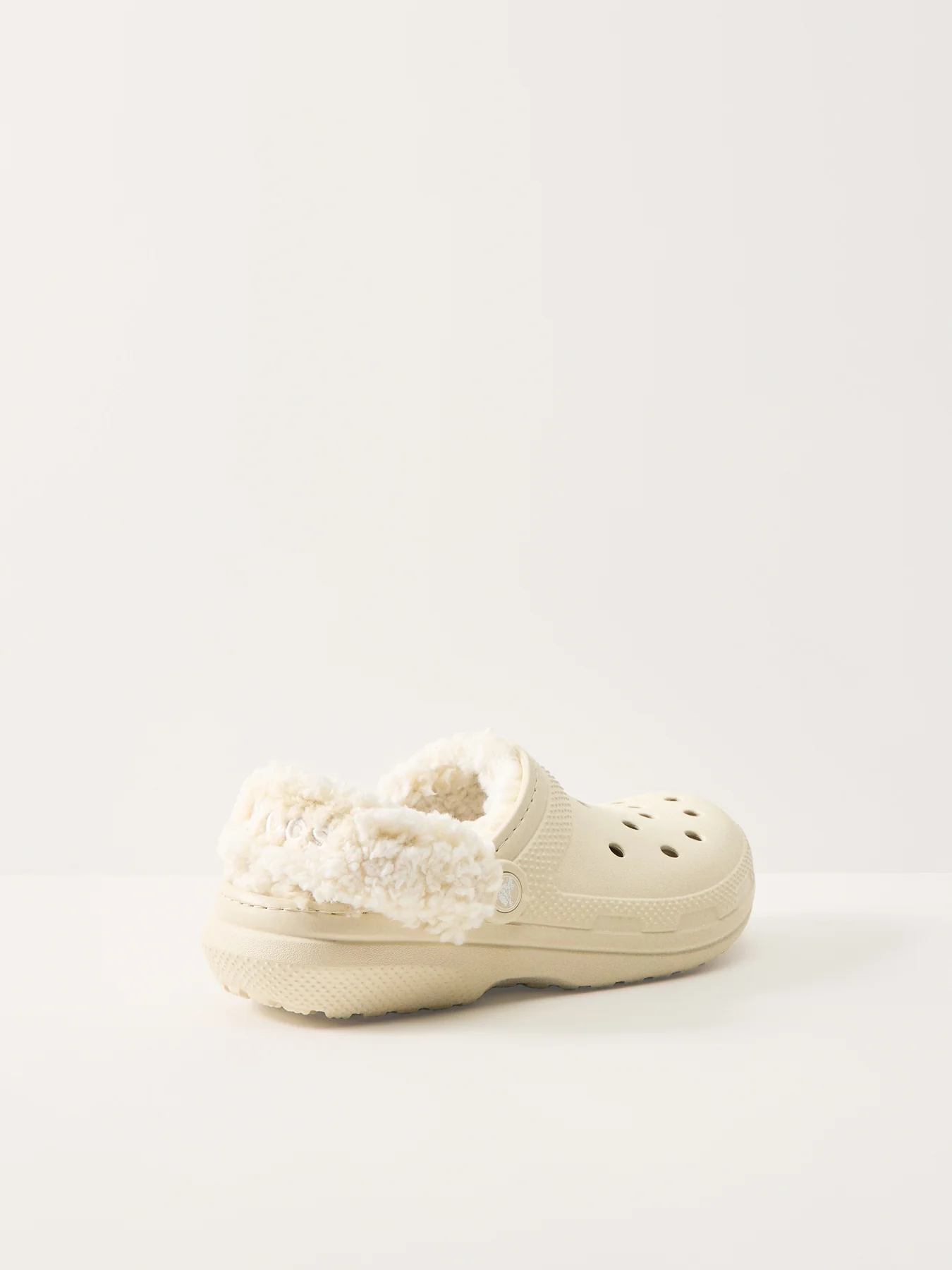 Fleece Lined Clogs White - Image 3