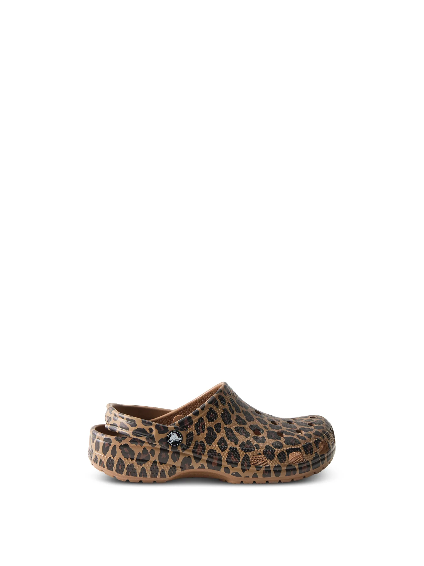Classic Graphic Clog Sepia Leopard