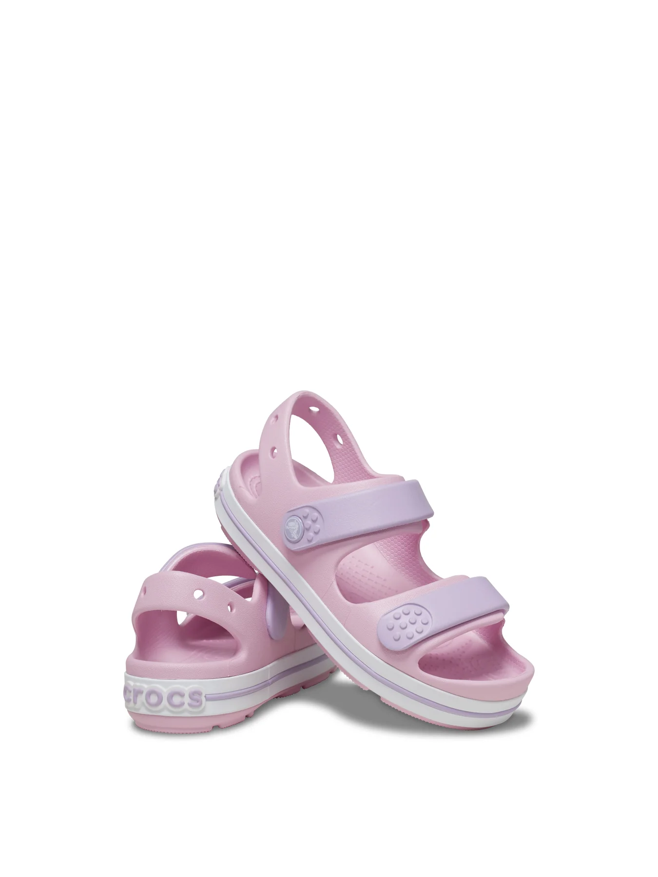 Kids’ Crocband Cruiser Sandals Pink - Image 2