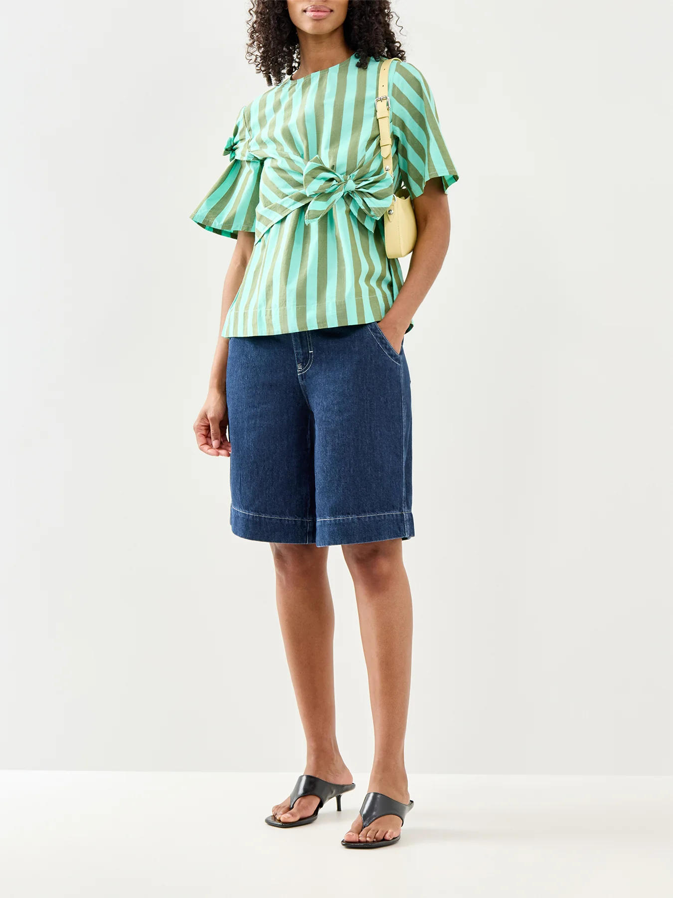 Annie Denim Shorts Indigo - Image 2