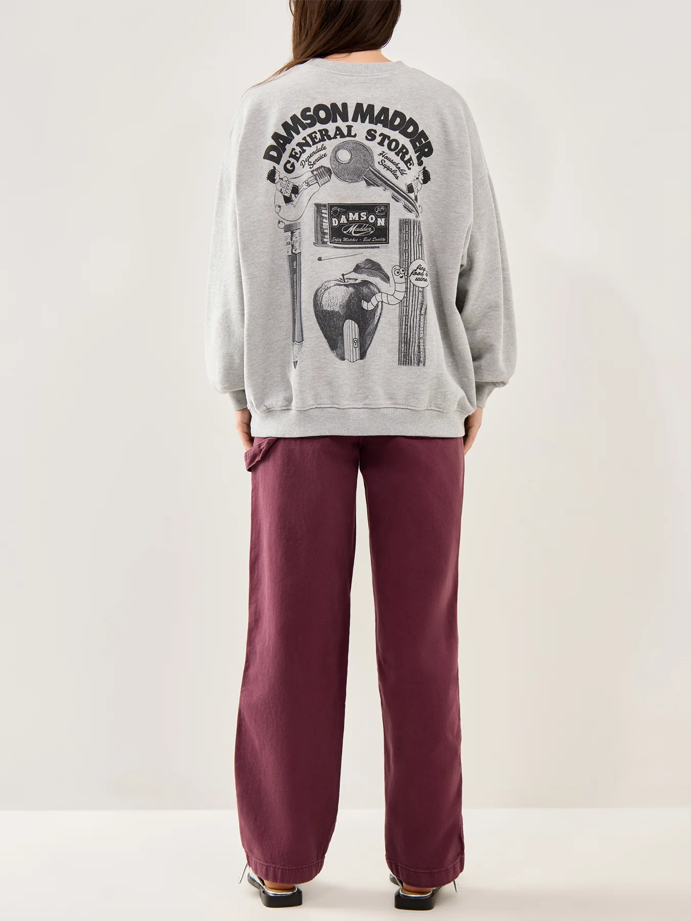 General Store Sweatshirt Grey Marl - Image 5