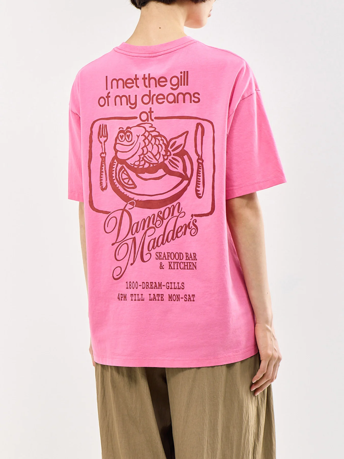 Gill Of Dreams Graphic T-Shirt Pink - Image 5
