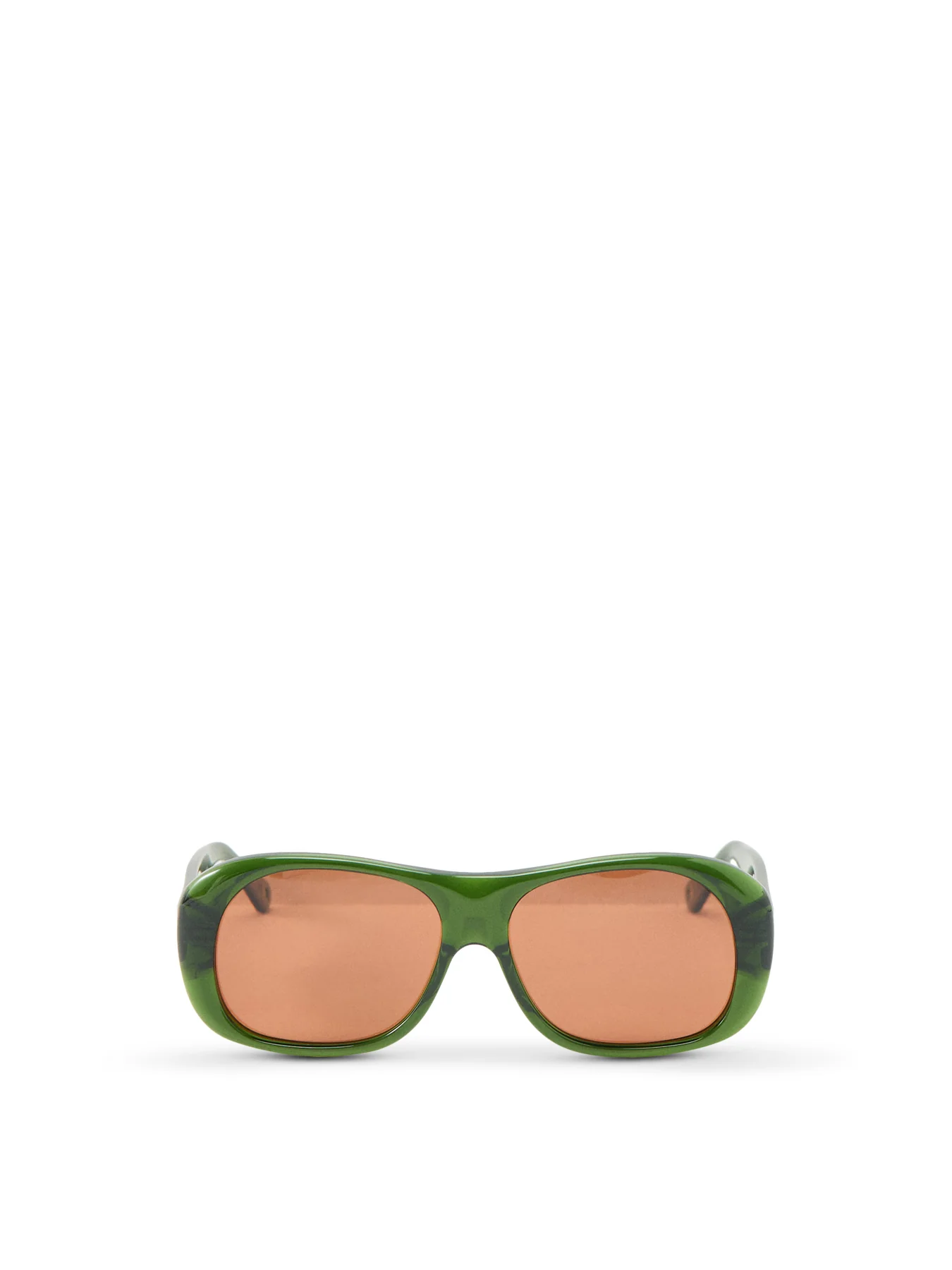 Oversized Aviator Sunglasses Green