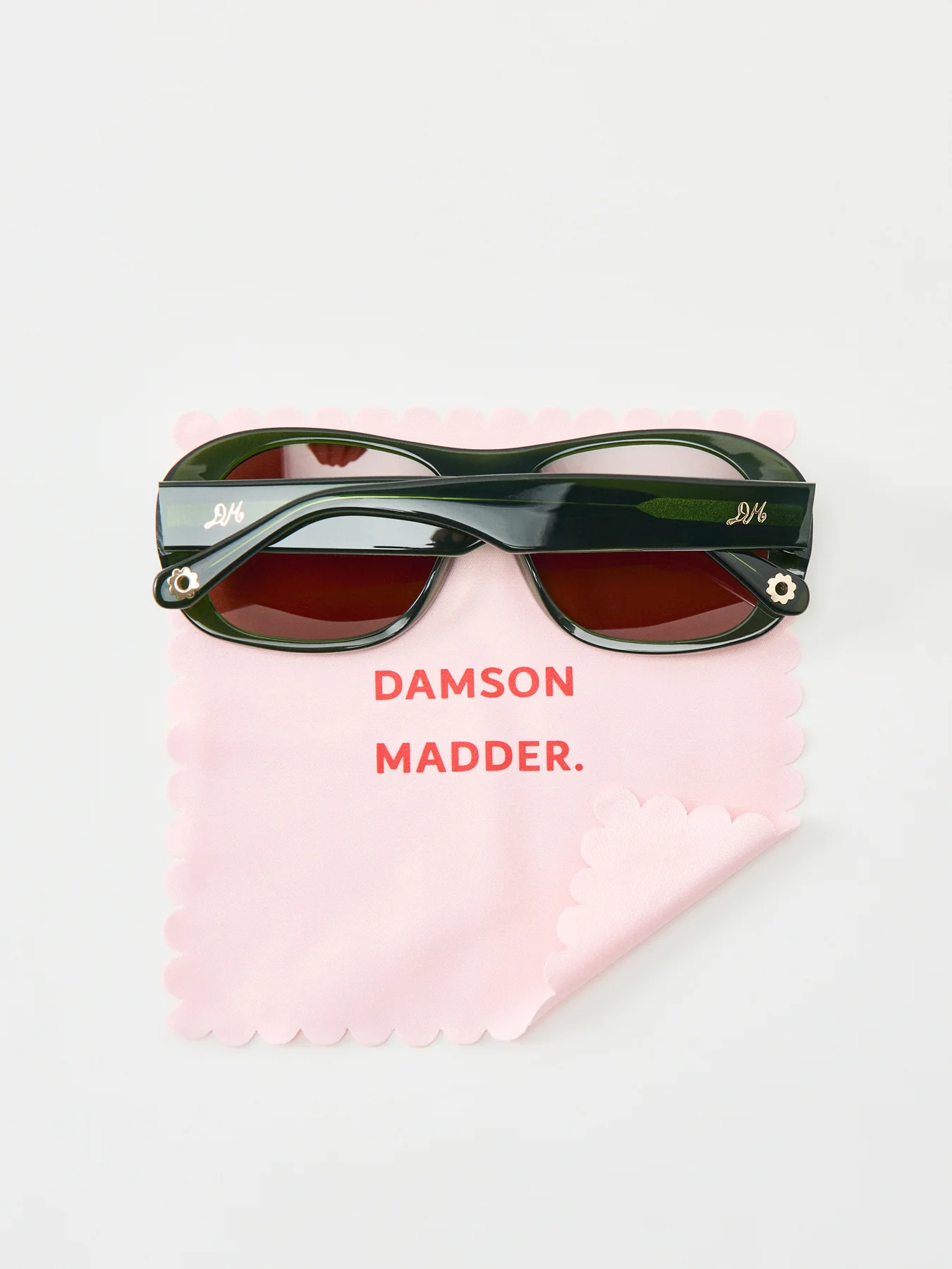 Oversized Aviator Sunglasses Green - Image 4