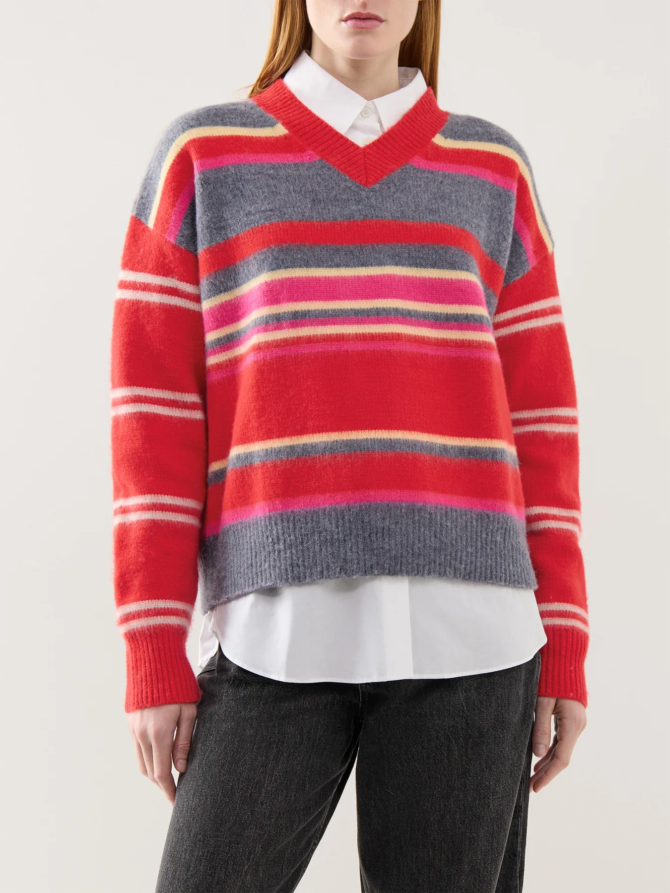 Rene V Jumper Red - Image 4
