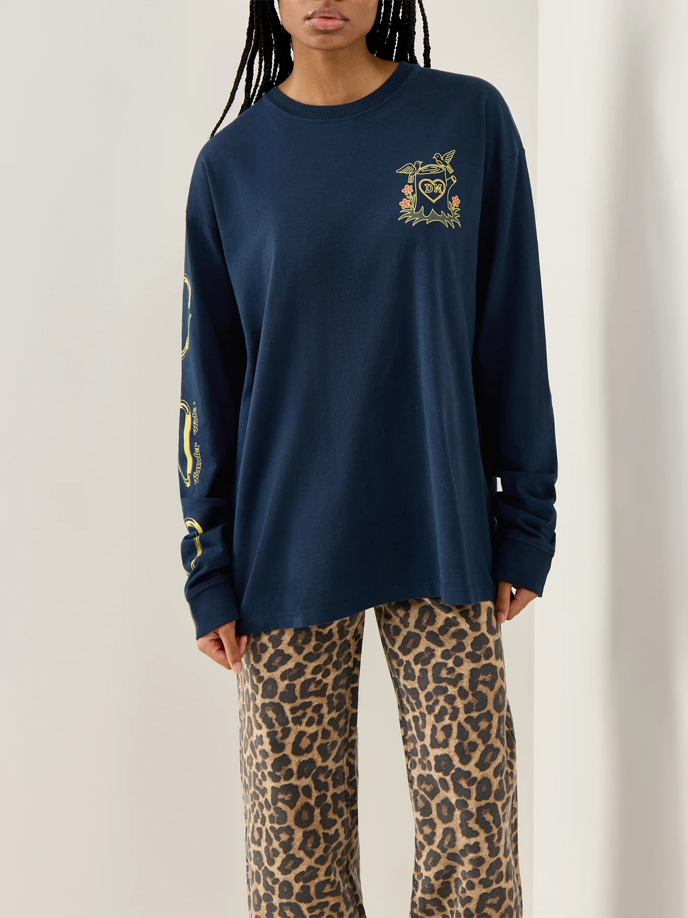 The Rambler Long Sleeve T-Shirt Navy - Image 4