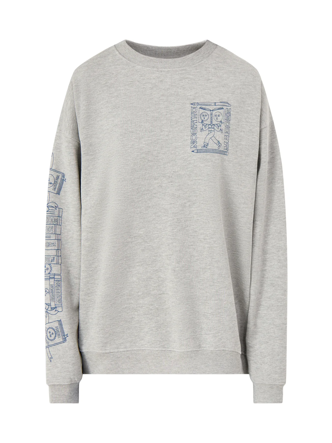 The Reader Sweatshirt Grey