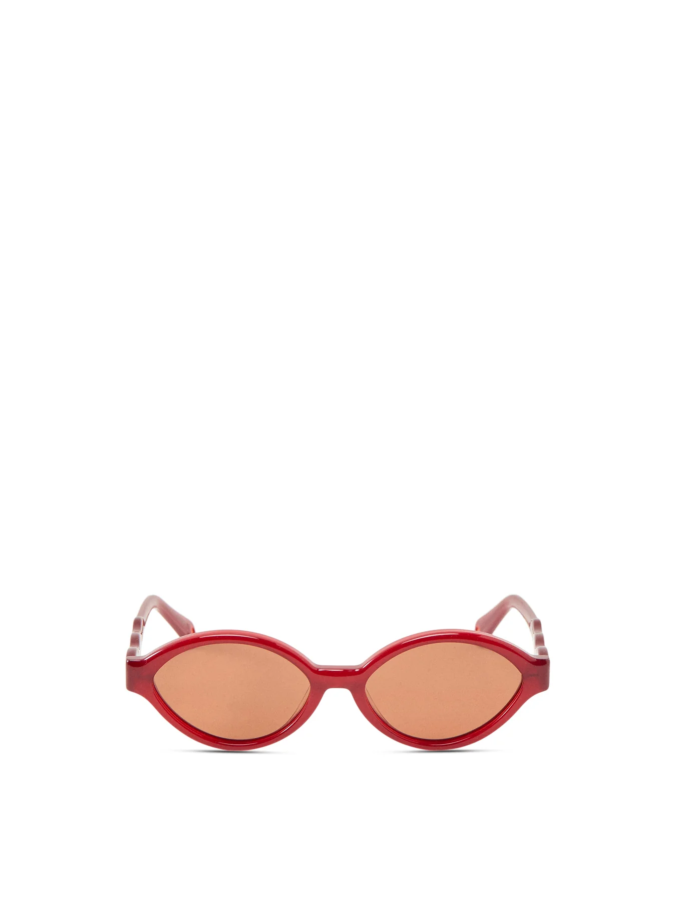 Wave Temple Sunglasses Red