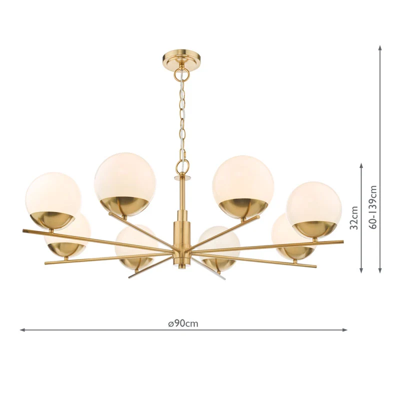 Bombazine 6 Light Pendant - Image 3