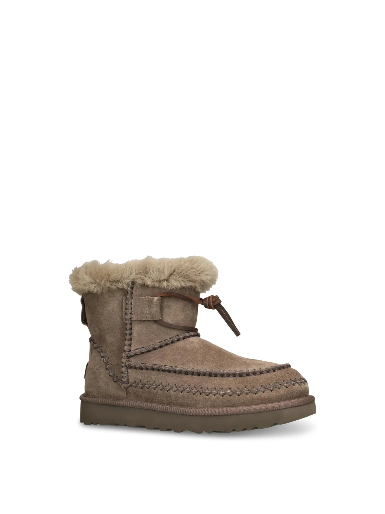Womens Classic Mini Alpine Suede Ankle Boots