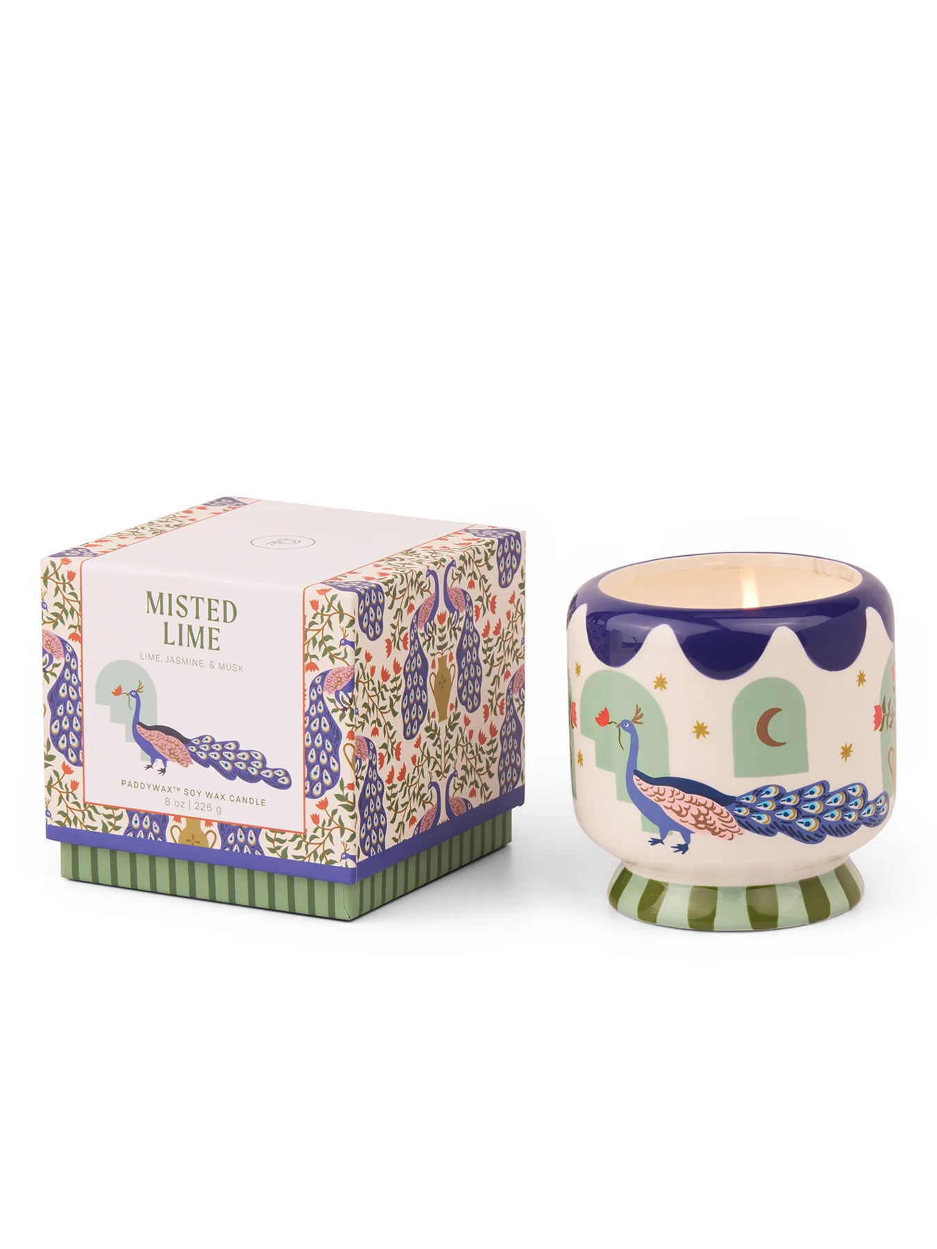 A Dopo Peacock Ceramic Candle - Image 3