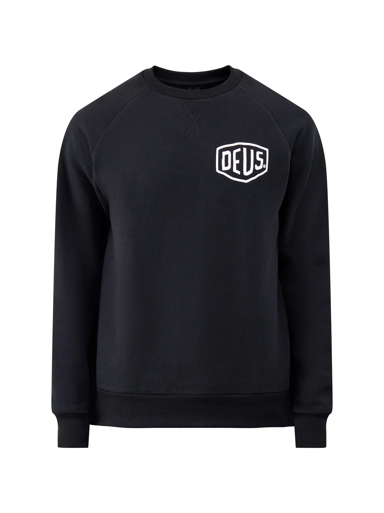 Graphic Crew Neck Sweatshirt Black