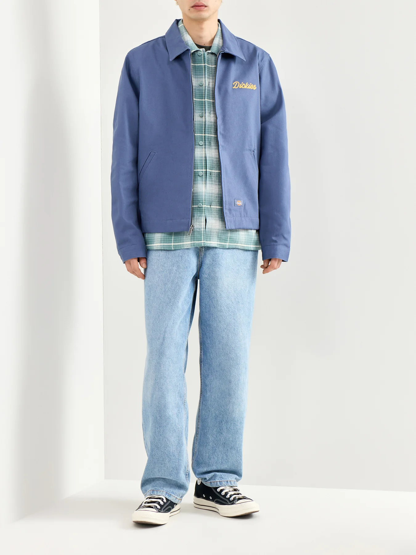 Forest Check Shirt Blue - Image 2