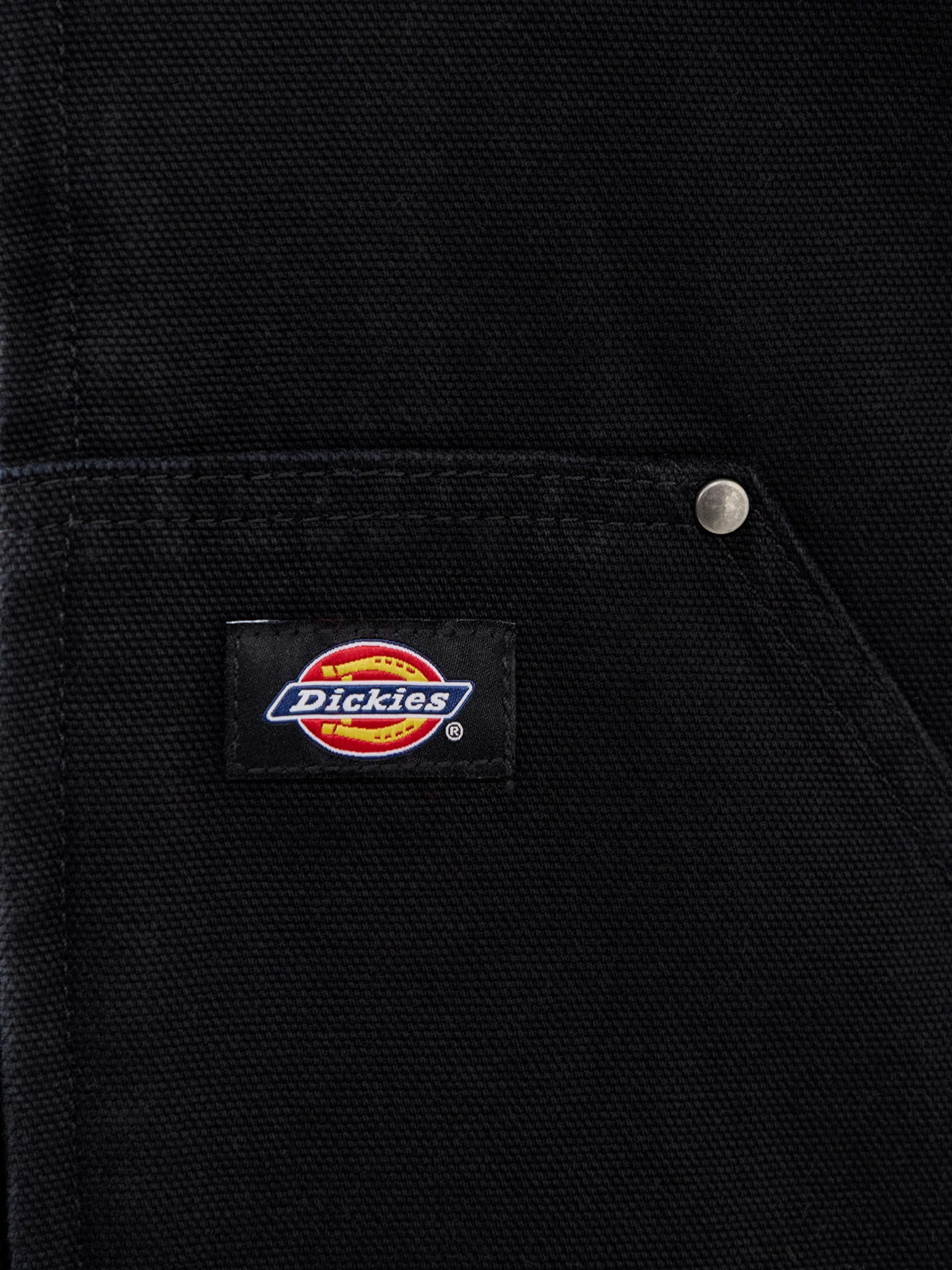 Hilham Hooded Canvas Jacket Black - Image 3