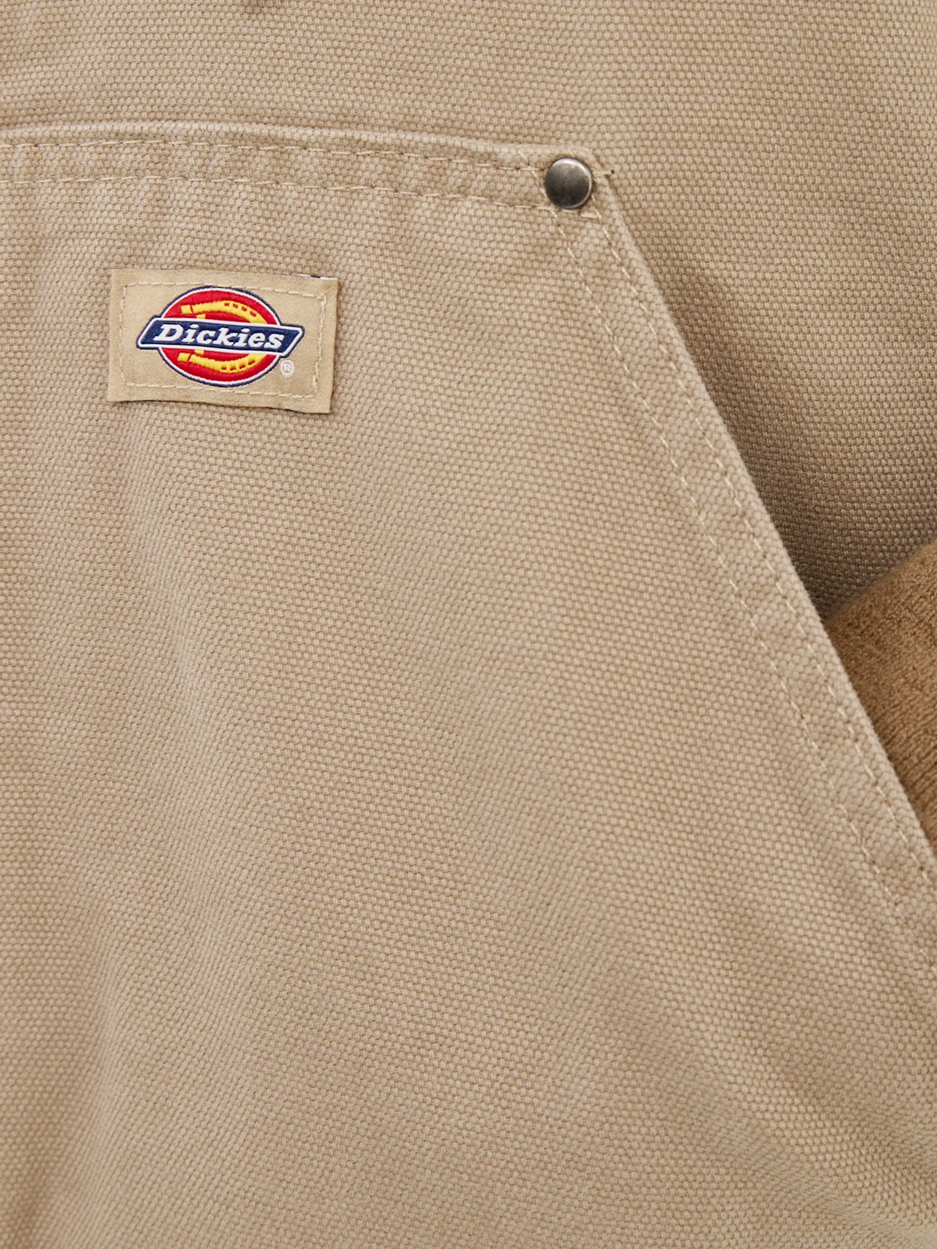 Hilham Hooded Canvas Jacket Sand - Image 3