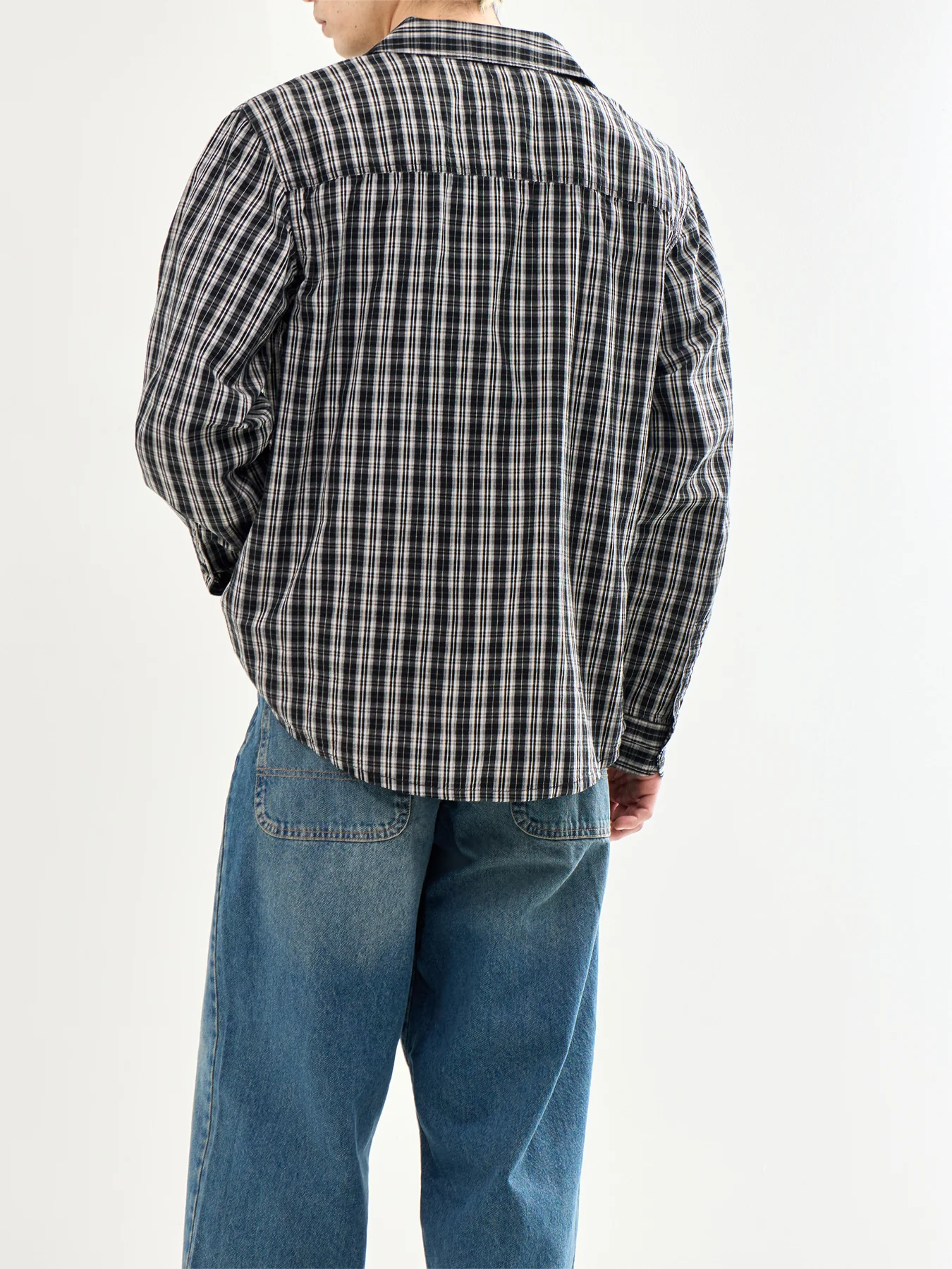 Wellsville Long Sleeve Shirt Black - Image 5