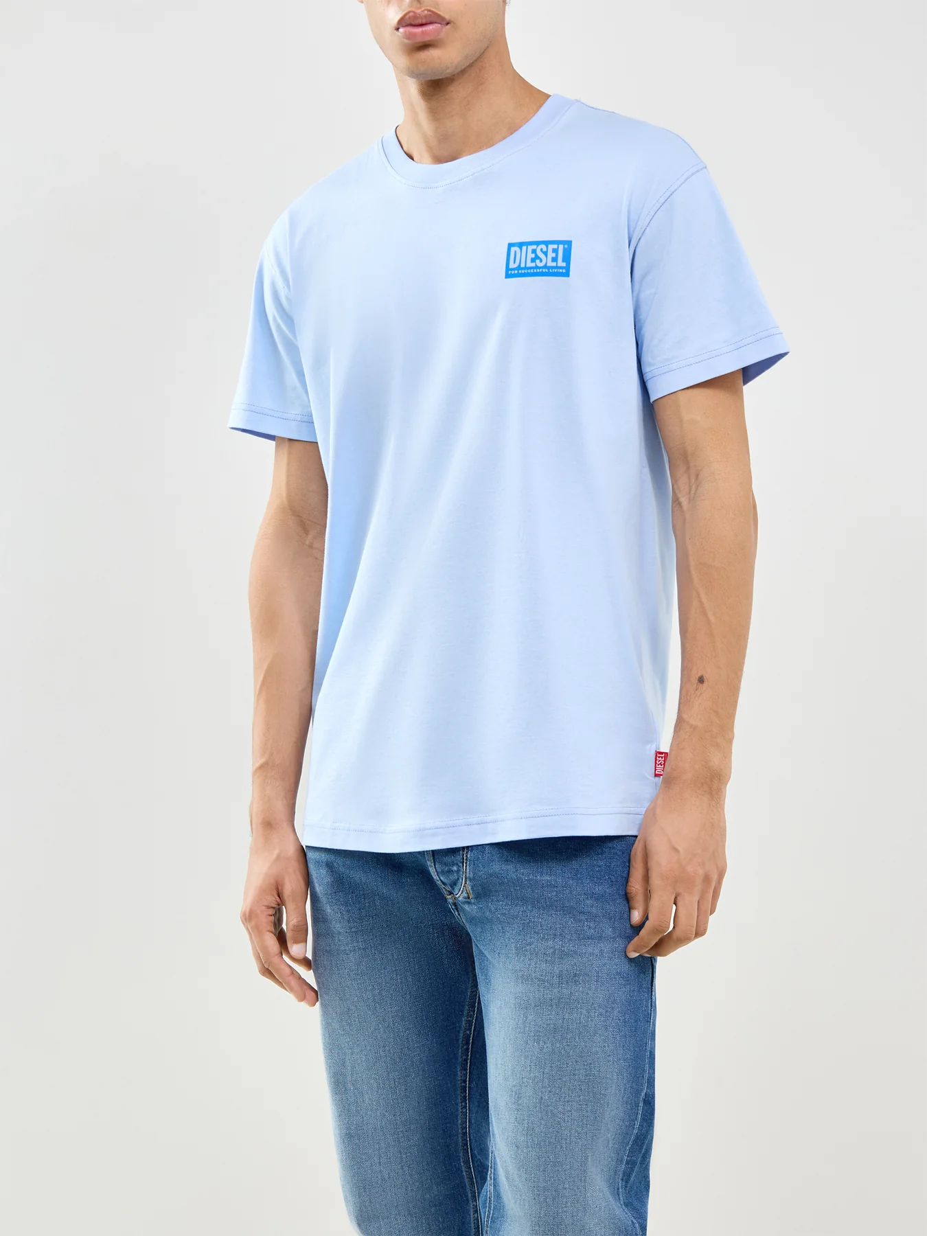 T-Norm-V13 Logo T-Shirt Blue - Image 4