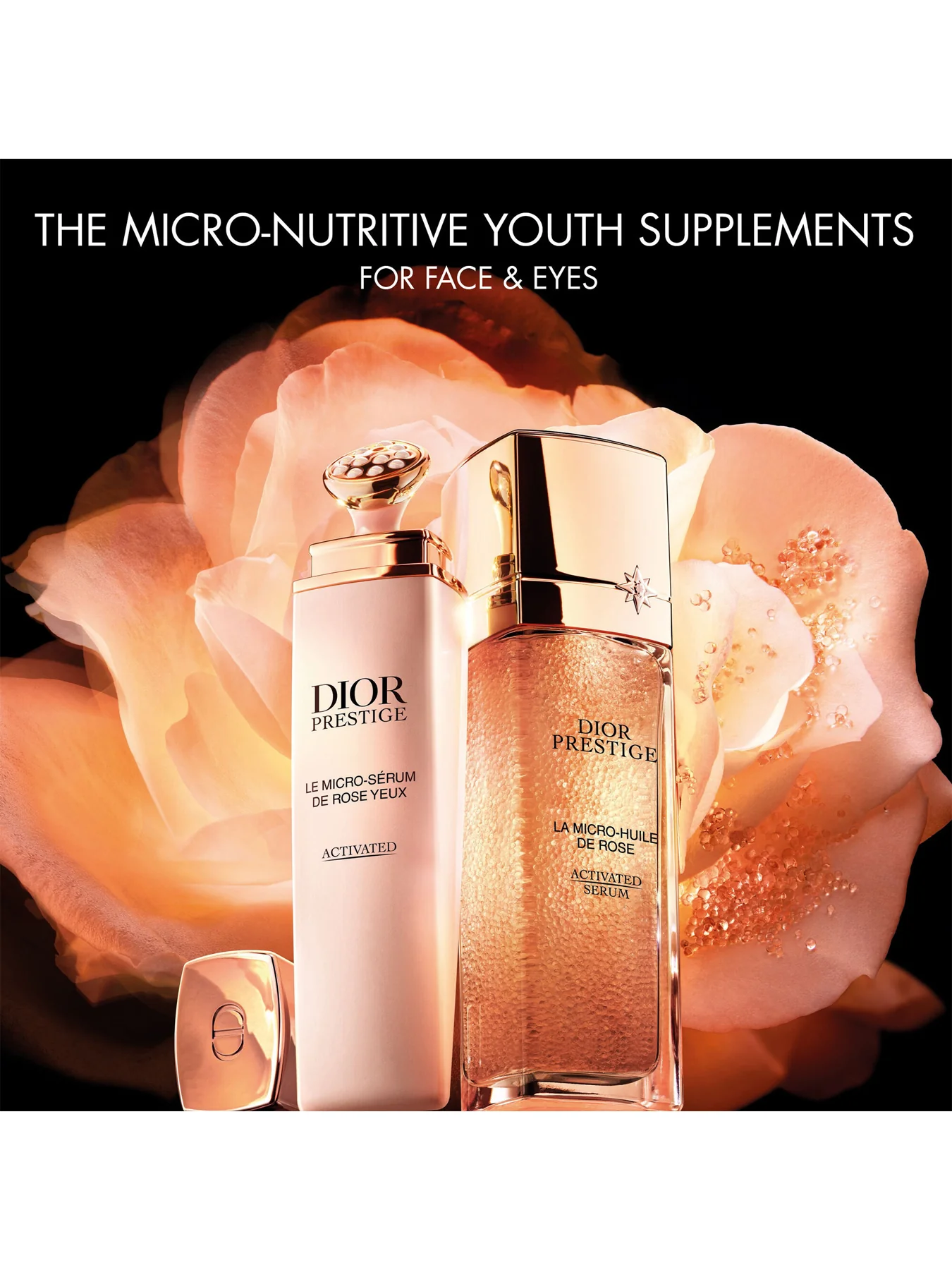 Dior Prestige Le Micro Serum de Rose Yeux Activated Regenerating Eye Serum - Image 5
