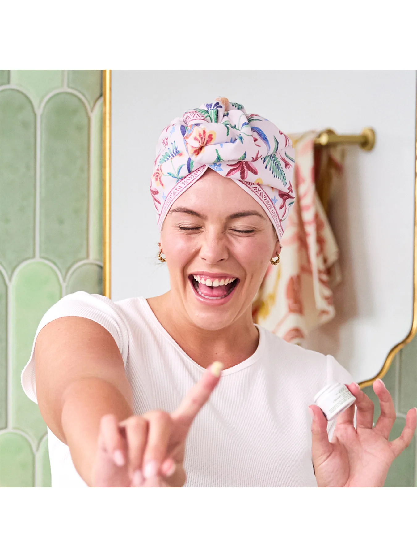 Suede Hair Wrap Pink - Image 3
