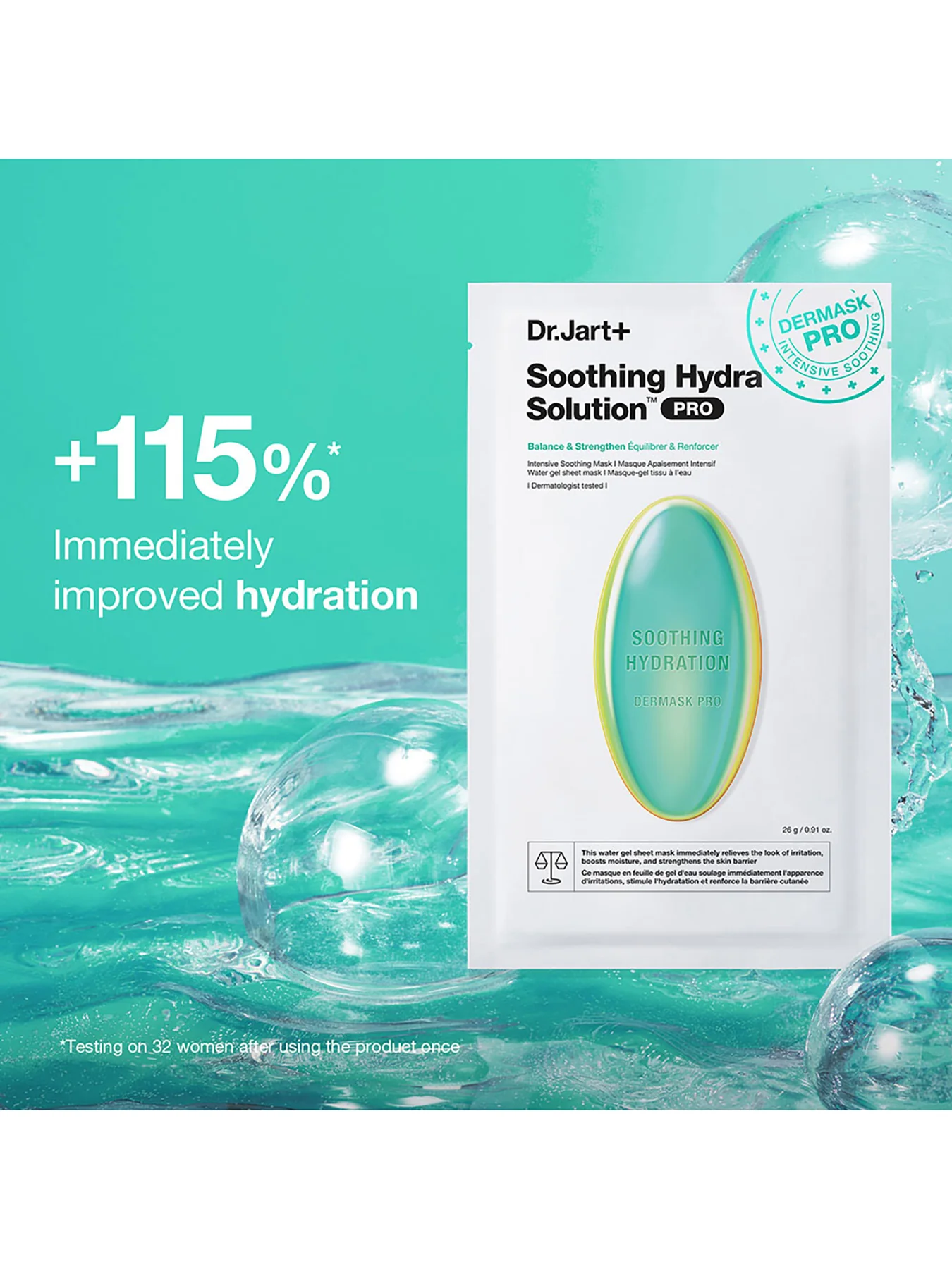 The Dermask Water Jet Soothing Mask 50ml - Image 2