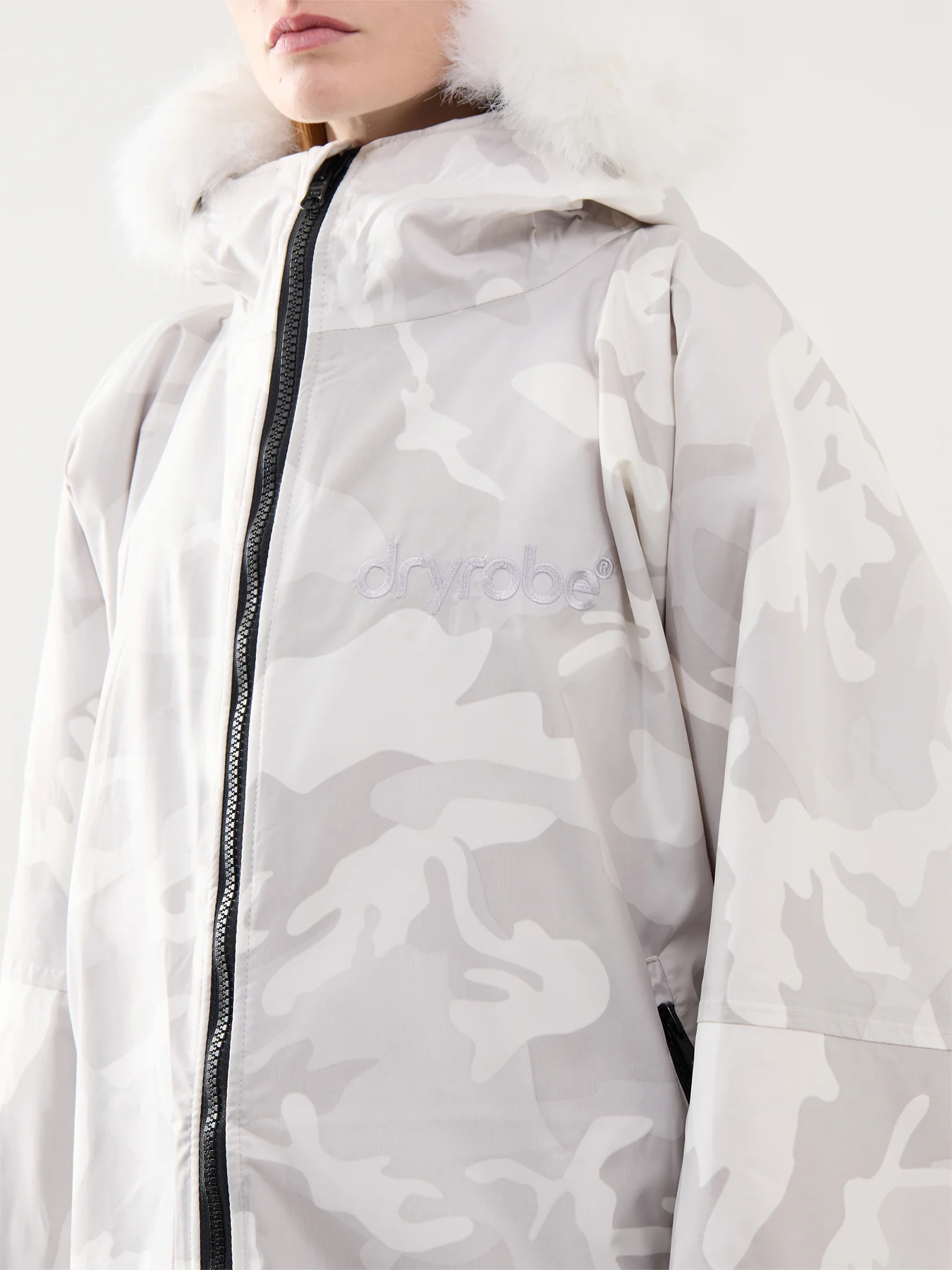 Dryrobe Advance Long Sleeve White Camo - Image 3