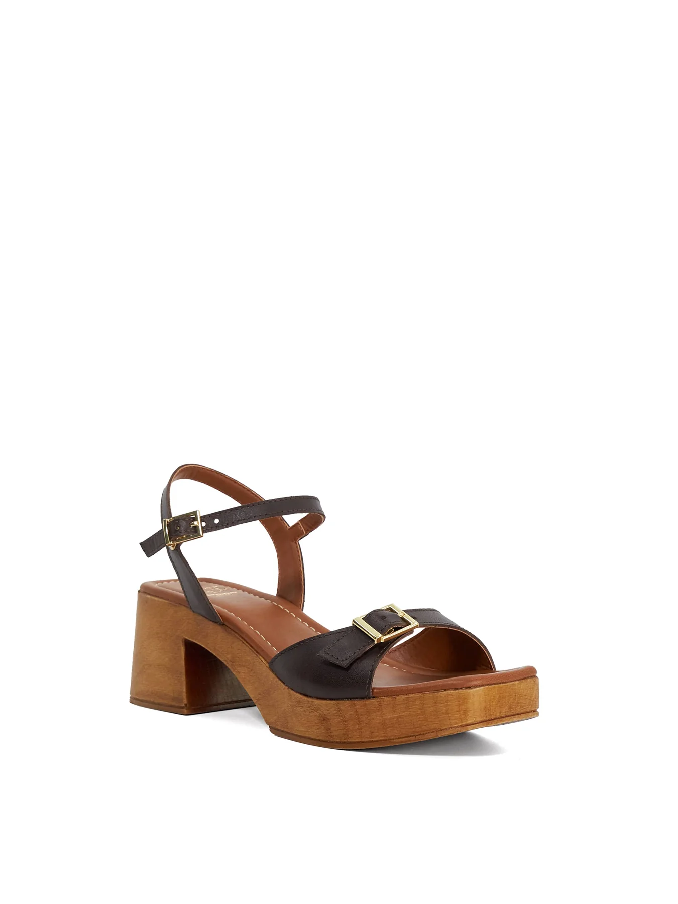 Jeane Heeled Sandals Brown - Image 4