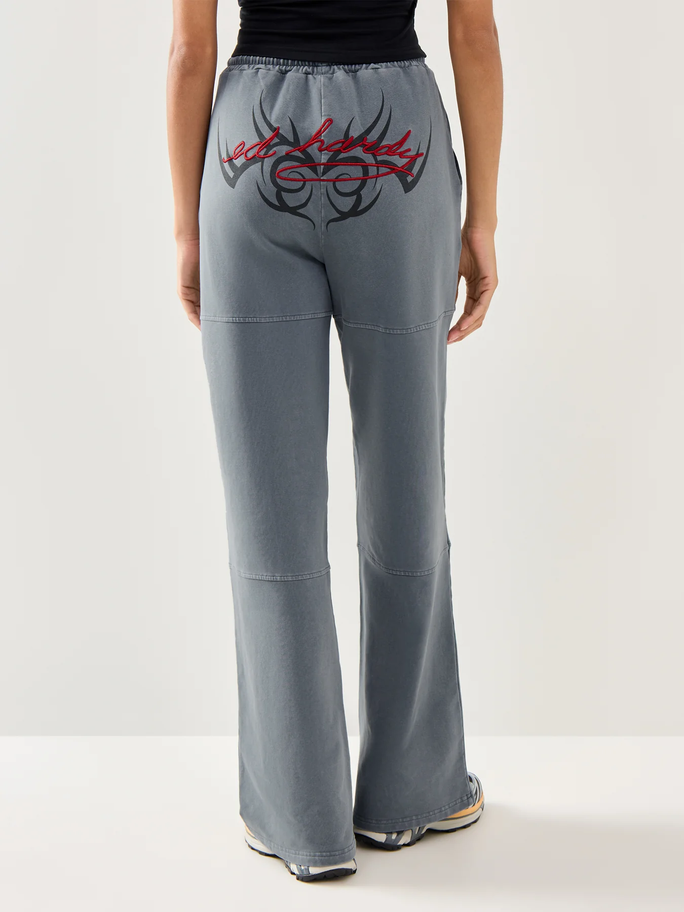Tattoo Collage Wide Leg Joggers - Image 5