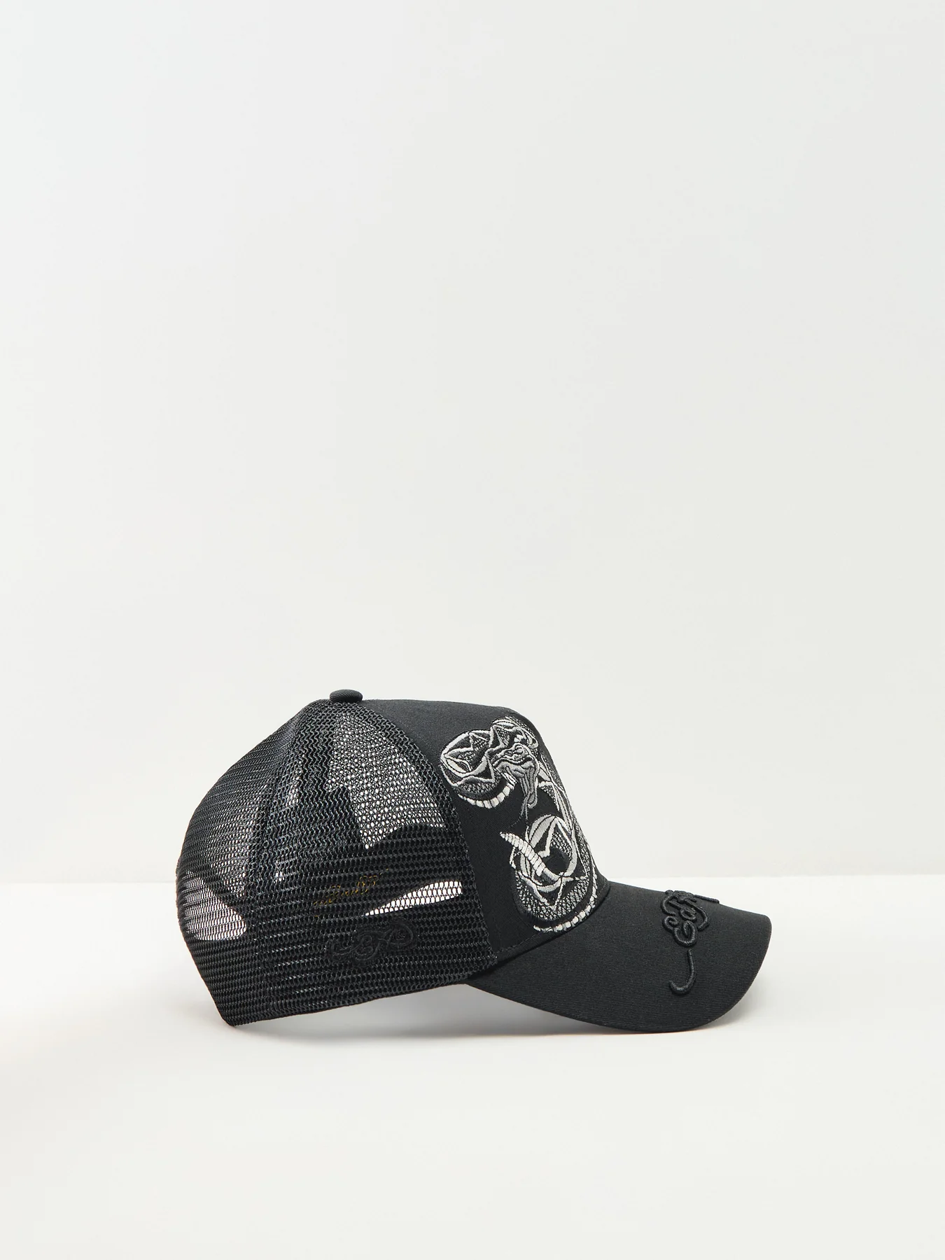 Mesh Trucker Cap Black - Image 2