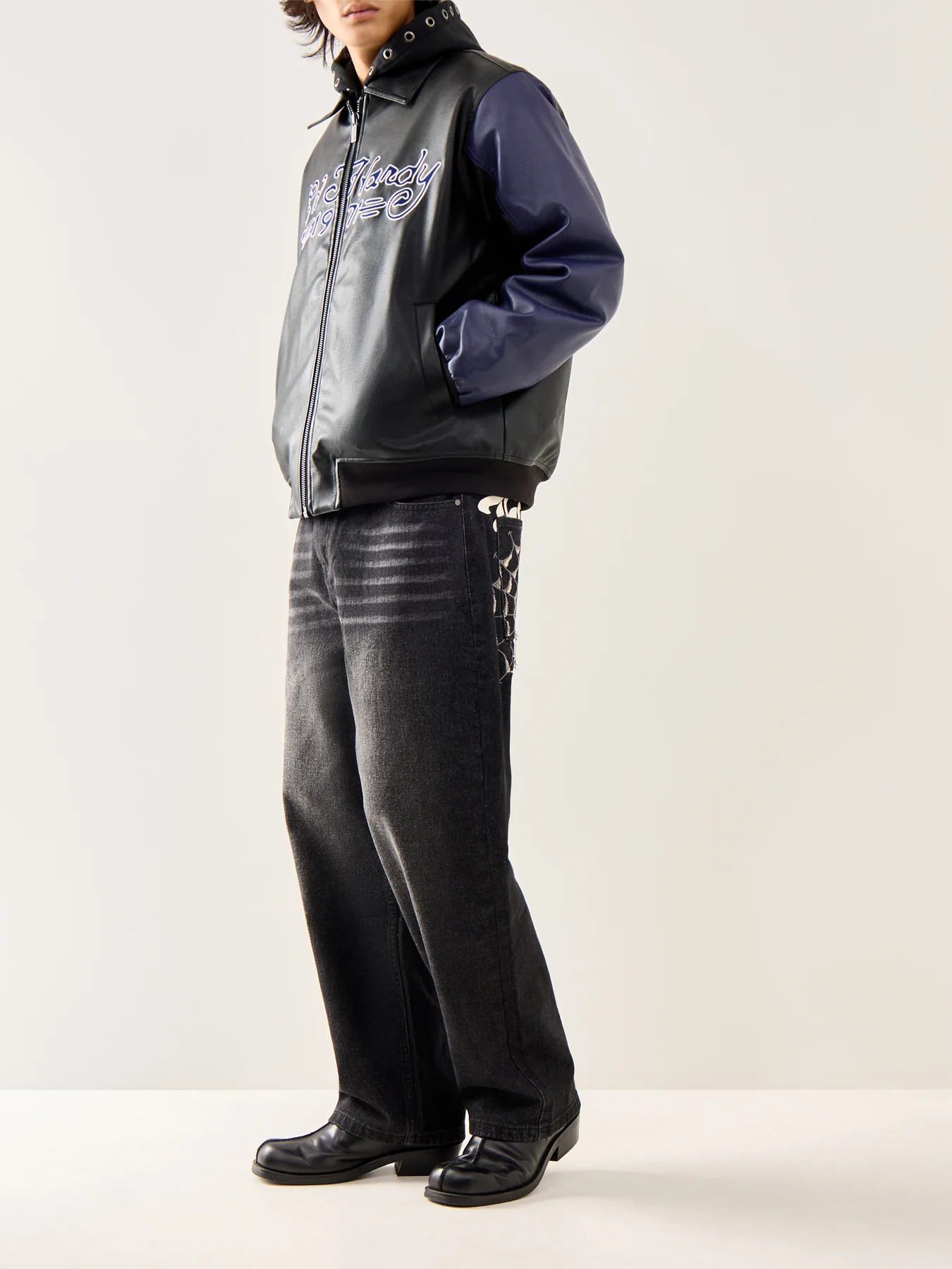 Panther PU Breaker Jacket Black - Image 2