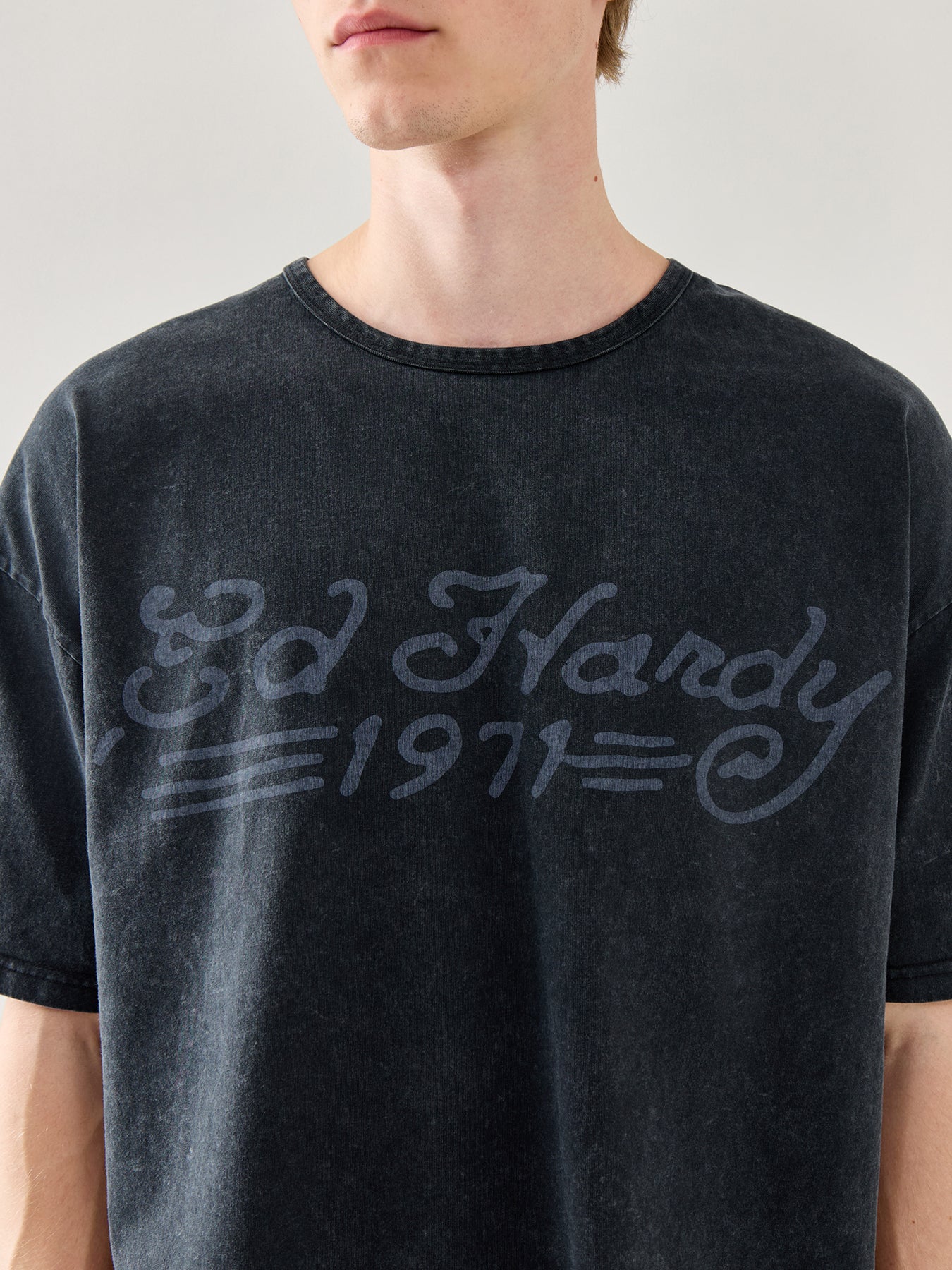 Mens Snake And Drag 1971 Boxy T-Shirt Black - Image 3
