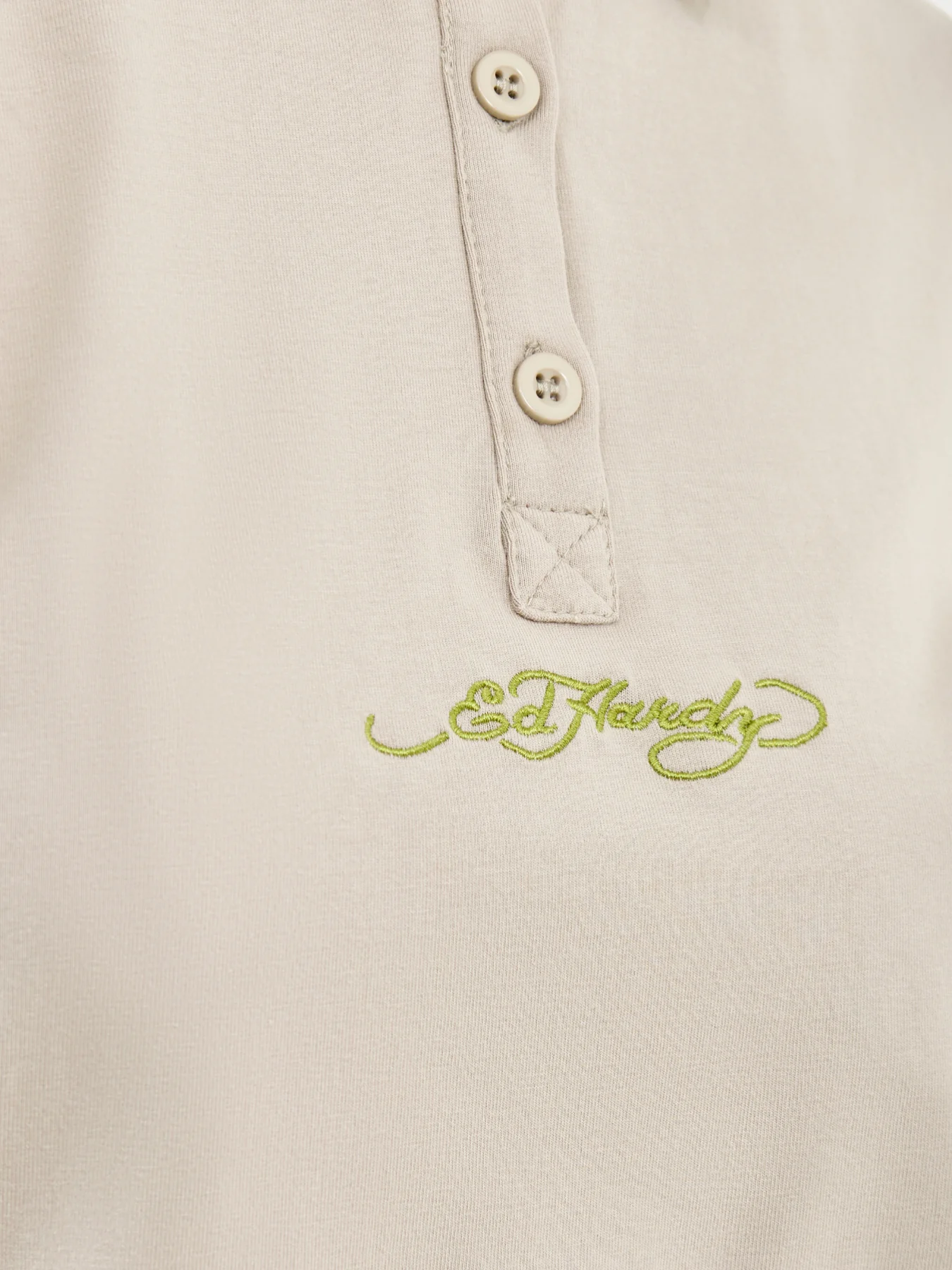 Broken Hearts Mini Polo Shirt Green - Image 3