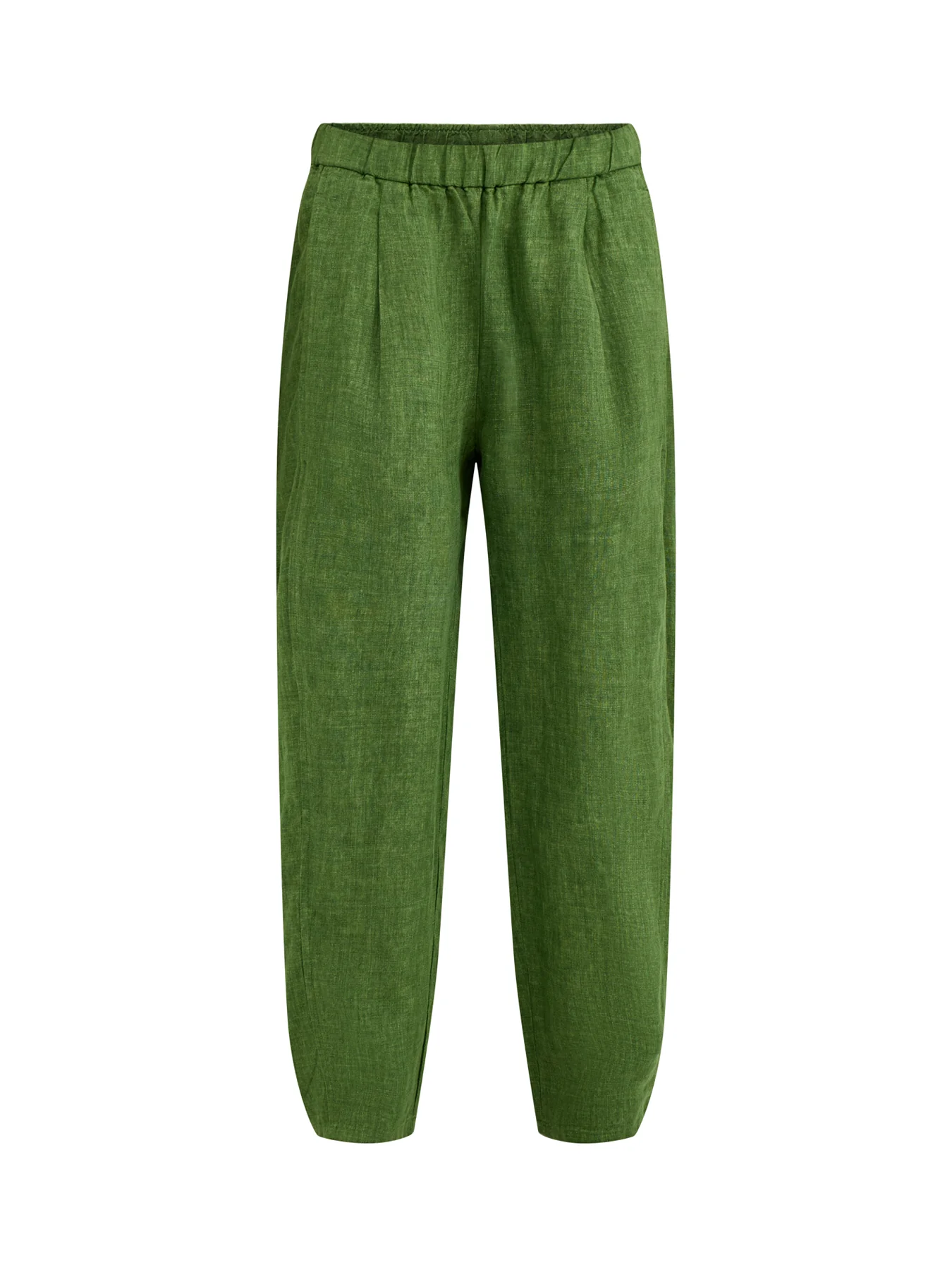 Pleated Lantern Trousers Green