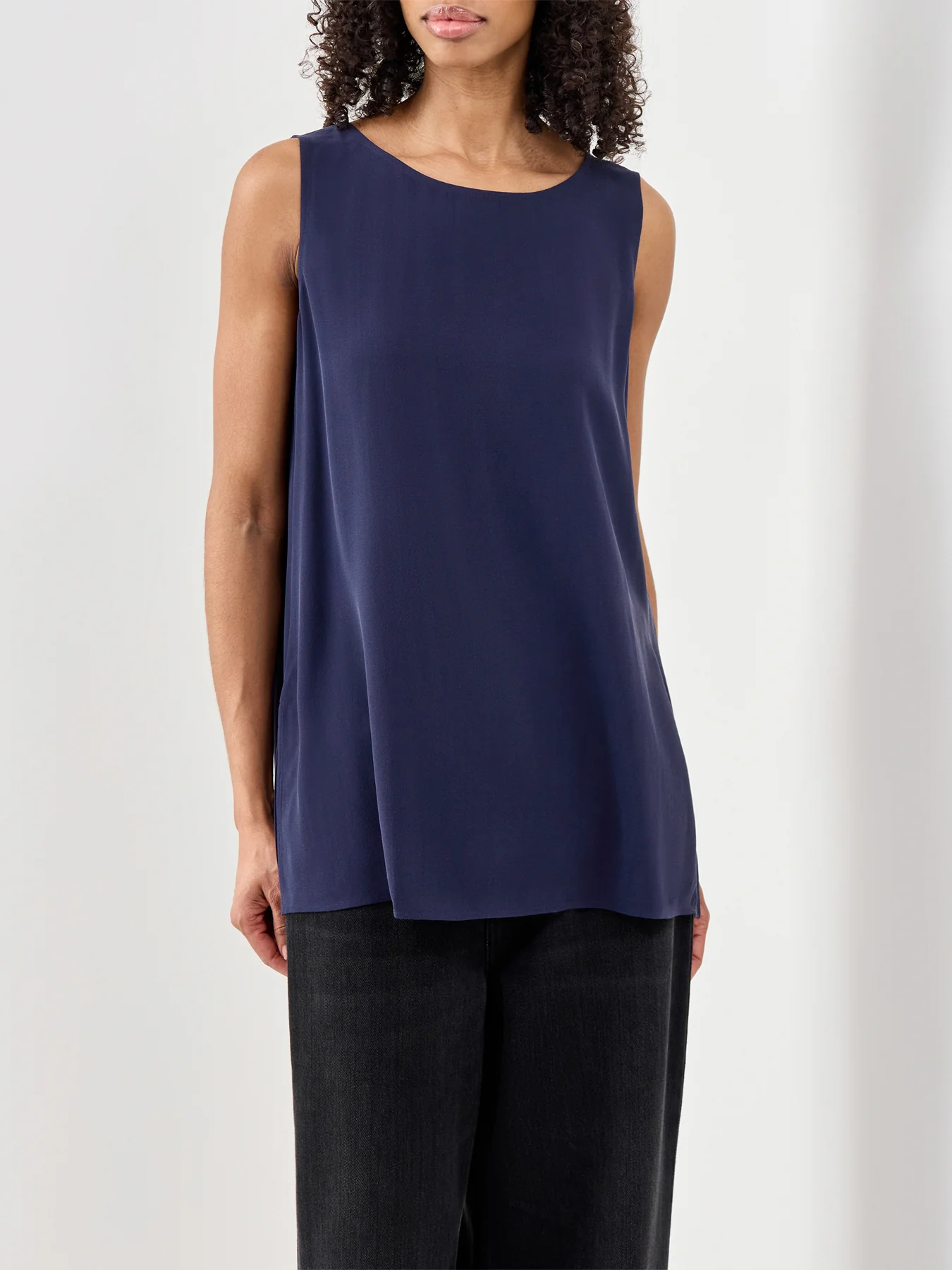Sleeveless Tunic Navy - Image 4