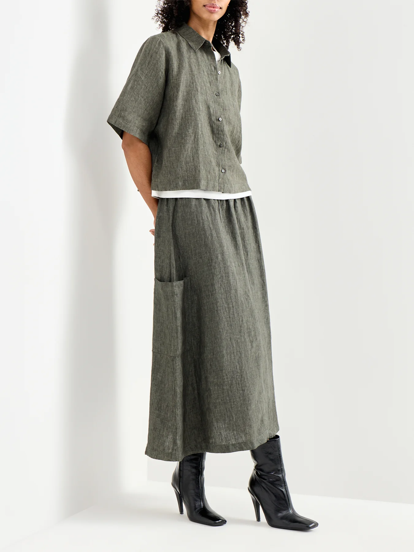 Cargo Skirt Khaki - Image 2
