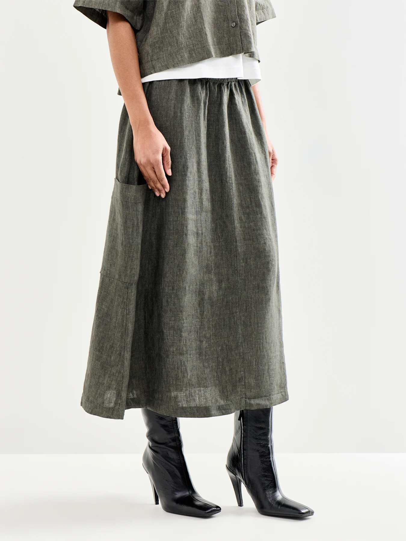 Cargo Skirt Khaki - Image 4