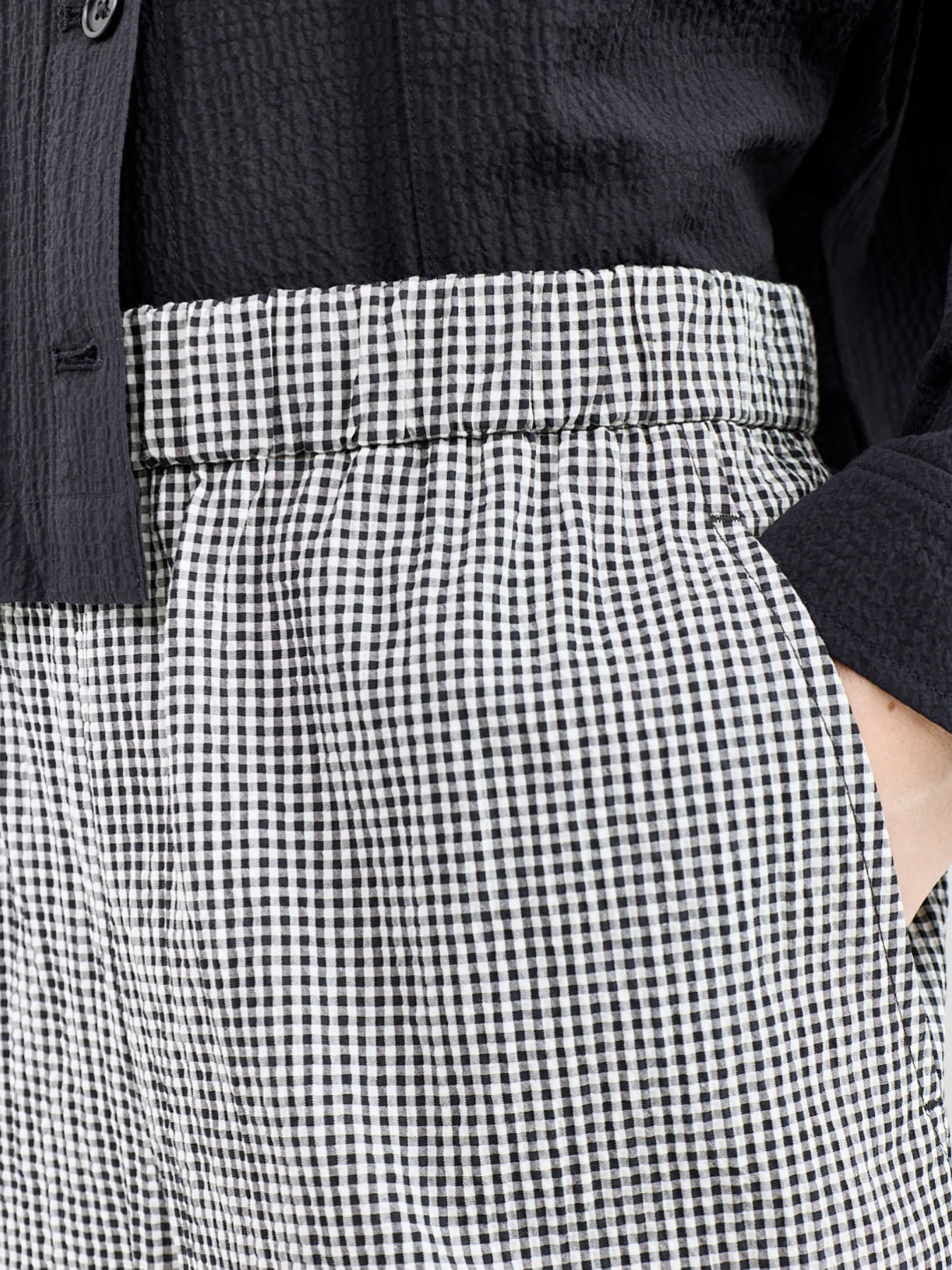 High Waisted Tapered Ankle Trousers Print - Image 3