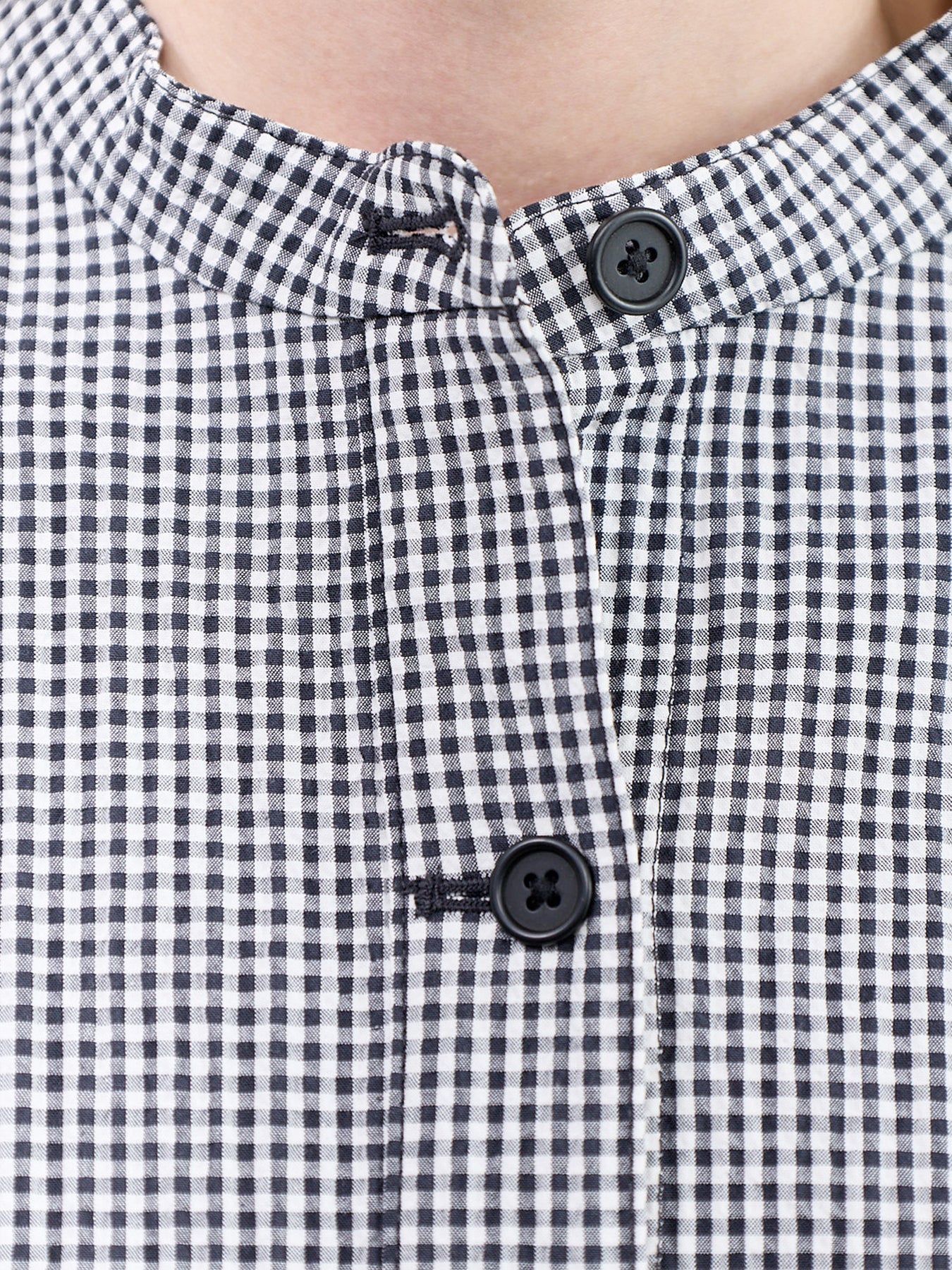 Mandarin Collar Shirt Jacket Print - Image 3